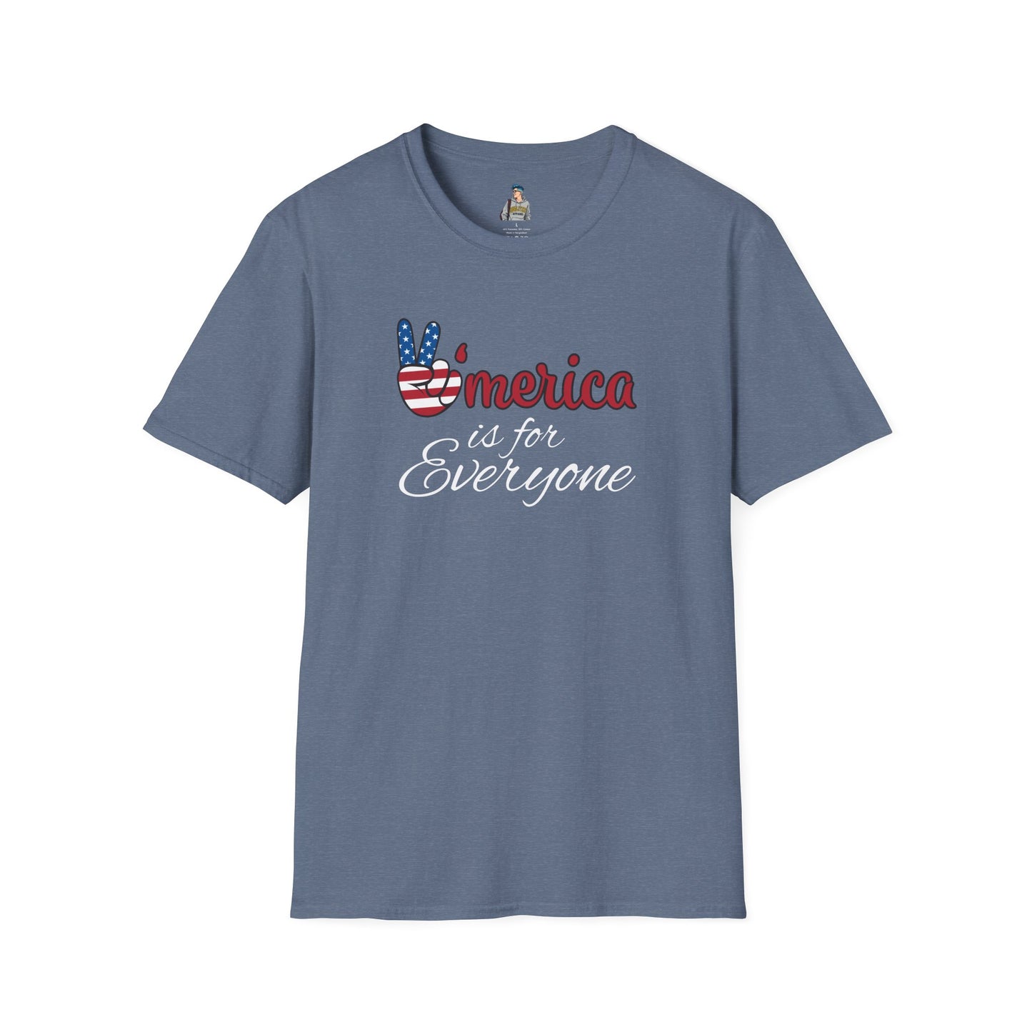 'Merica is for Everyone - Softstyle Unisex T-Shirt