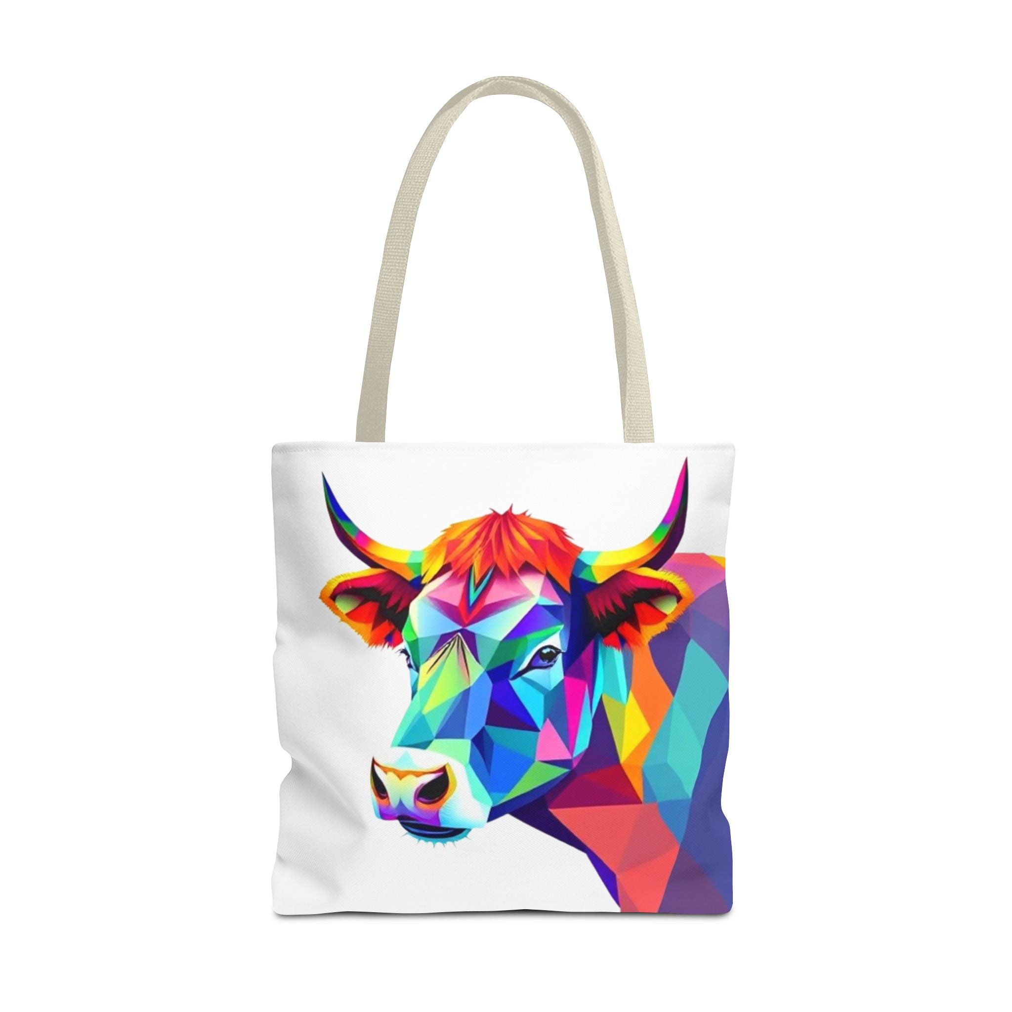 Colorful Cow Design - Tote Bag