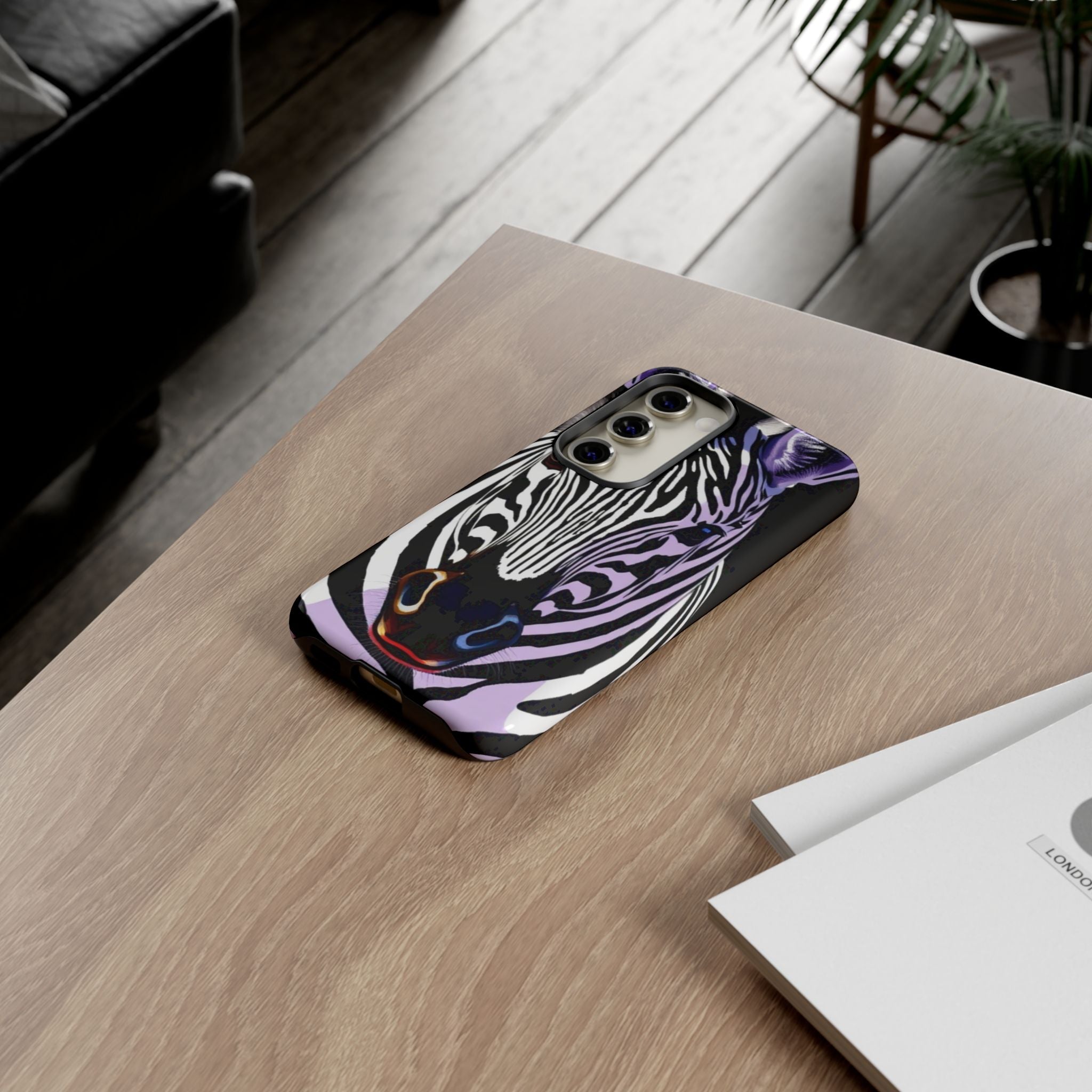 Android OR iPhone Compatible Cases - Zebra Design - Unique Tough Cases