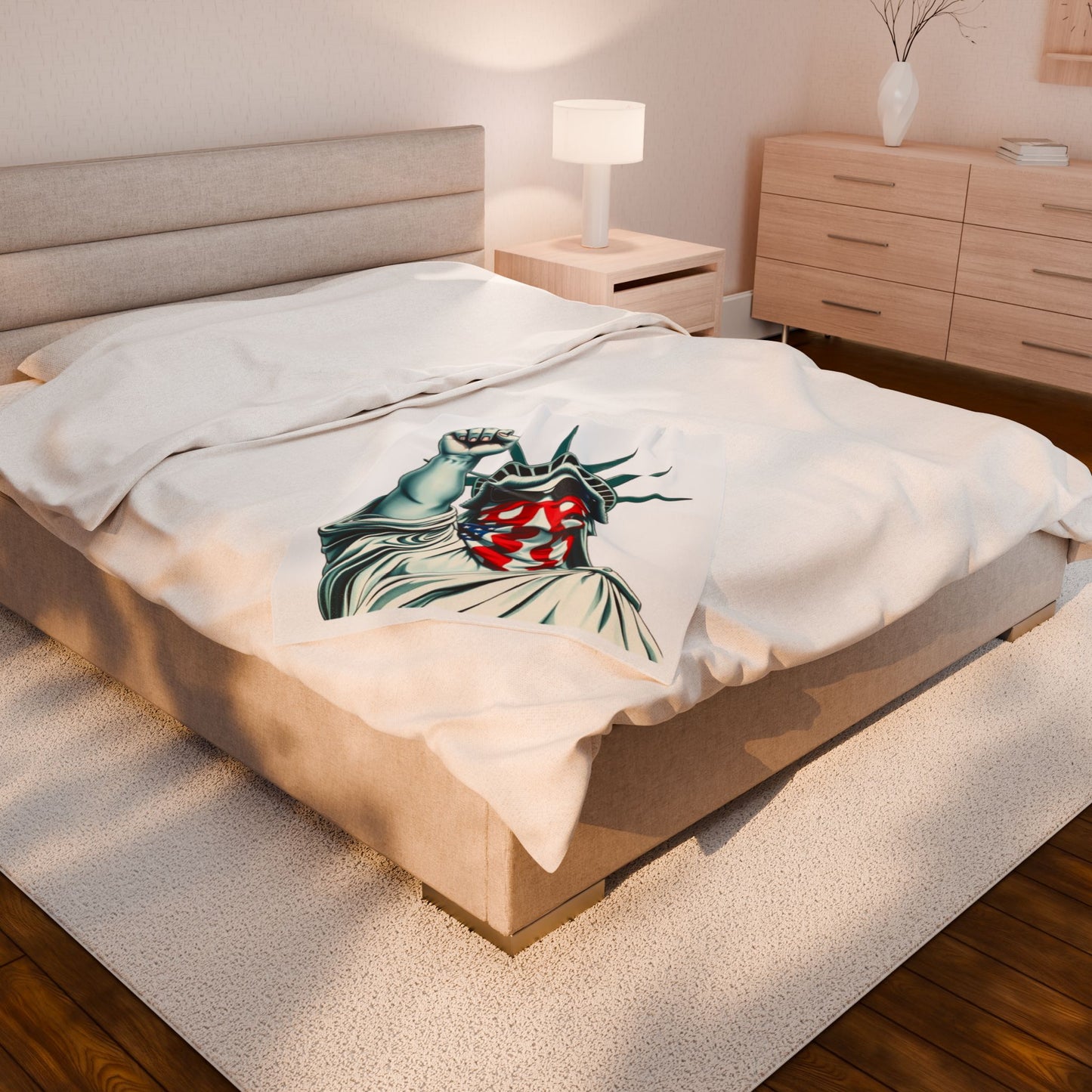 #RESIST Velveteen Plush Blanket – for Comfort and Warmth