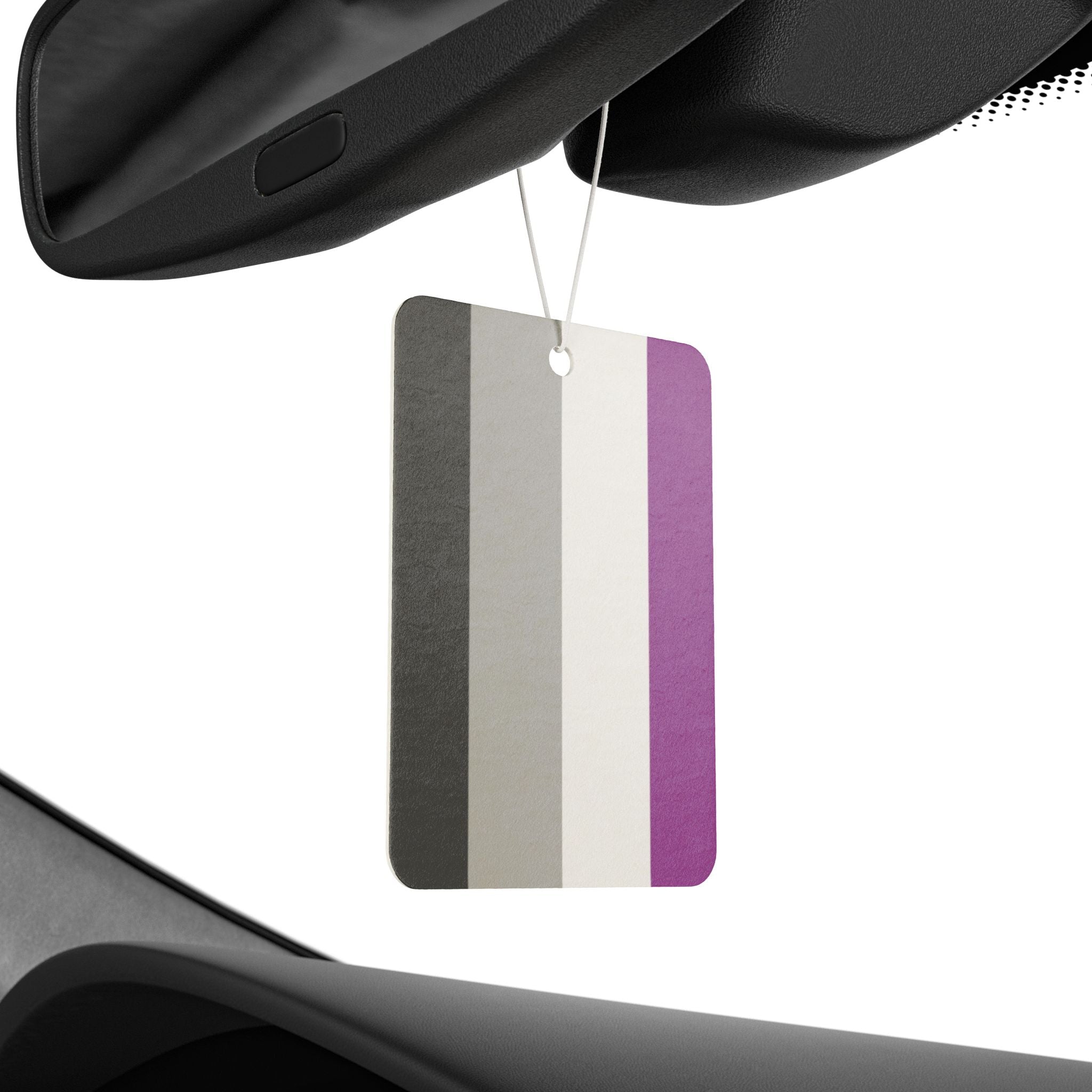 Asexual Pride Flag Car Air Freshener - Eclectic and Aromatic