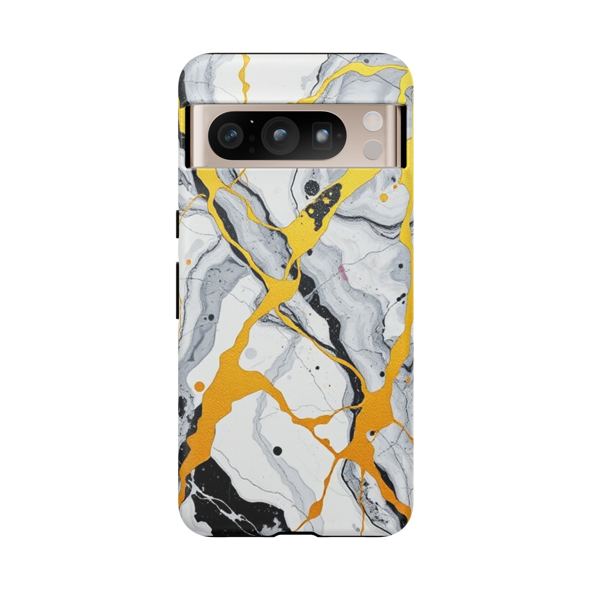 Beautiful Marble and Gold Design Tough Cases For Android & iPhone