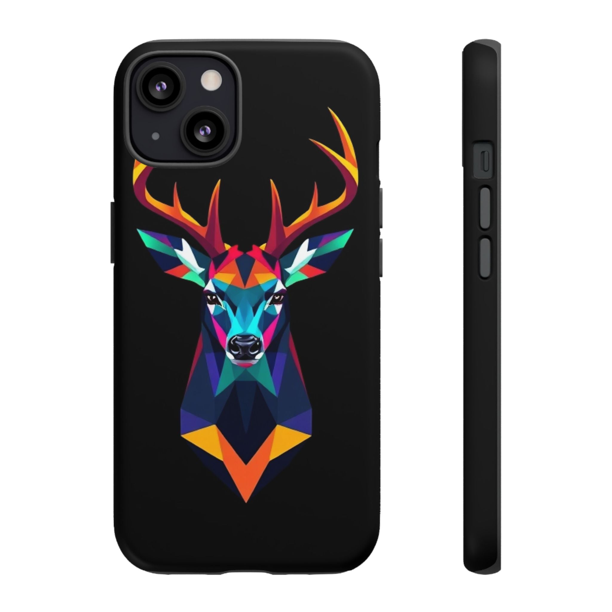 Colorful Fractal Deer Art Design Tough Case For Android & iPhone