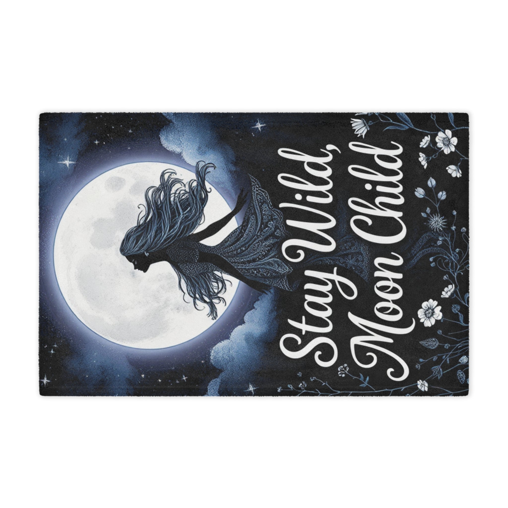 Stay Wild, Moon Child - Microfiber Blanket