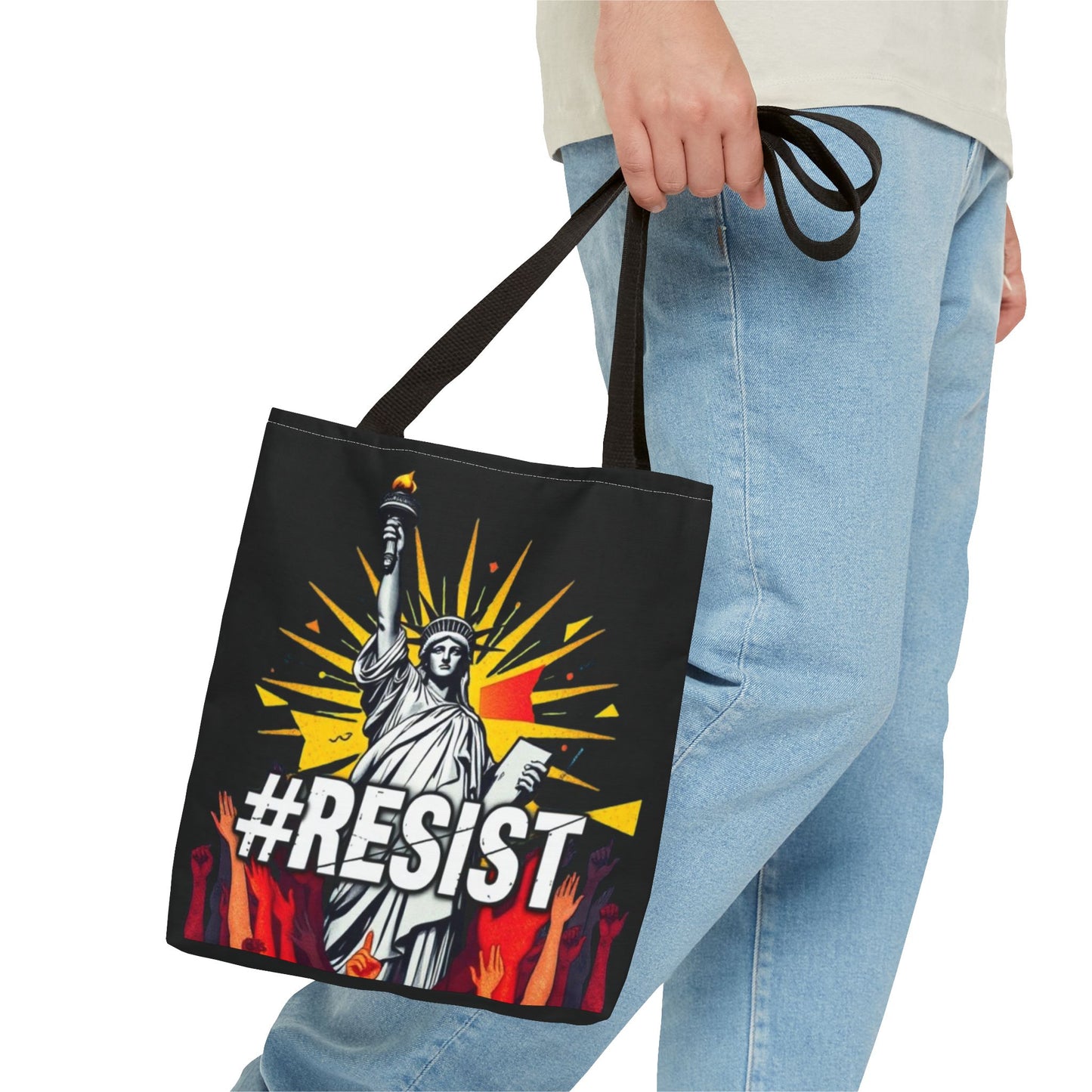#RESIST With Lady Liberty Tote Bag