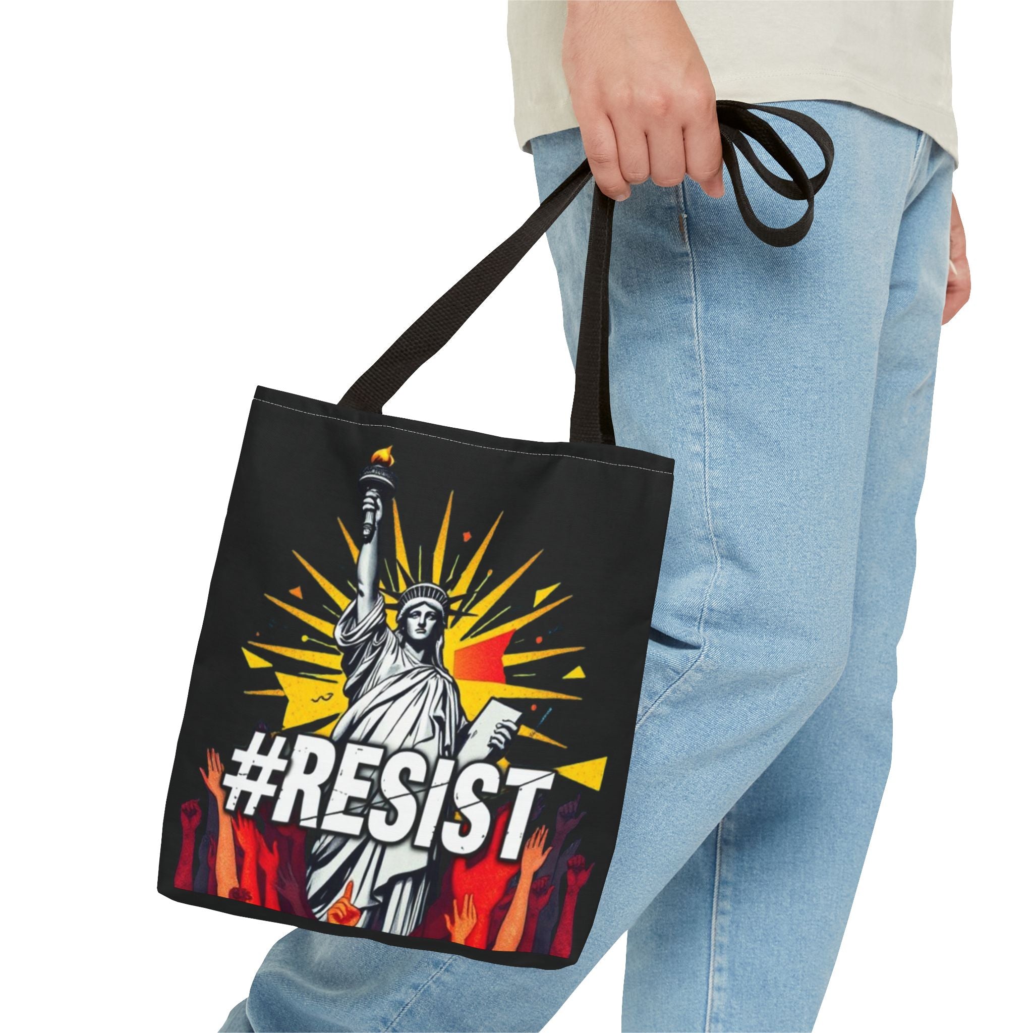 #RESIST With Lady Liberty Tote Bag