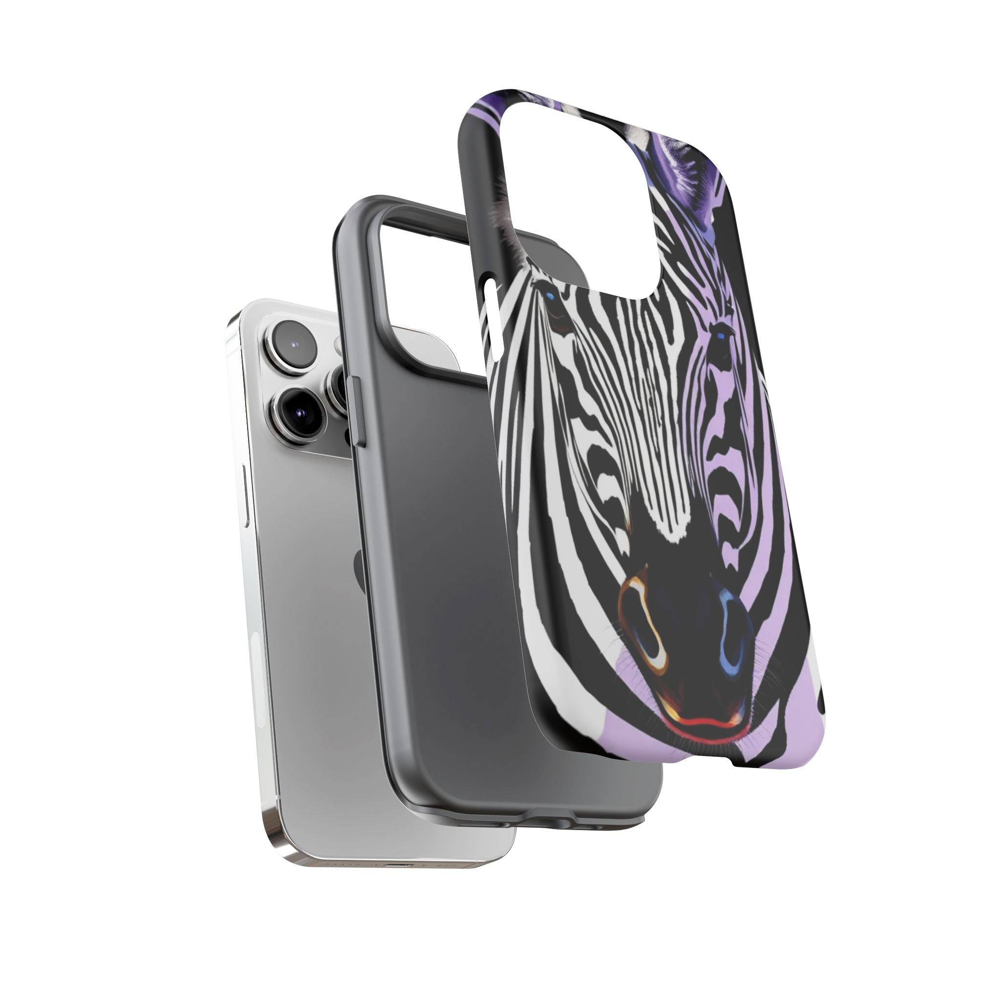 Android OR iPhone Compatible Cases - Zebra Design - Unique Tough Cases