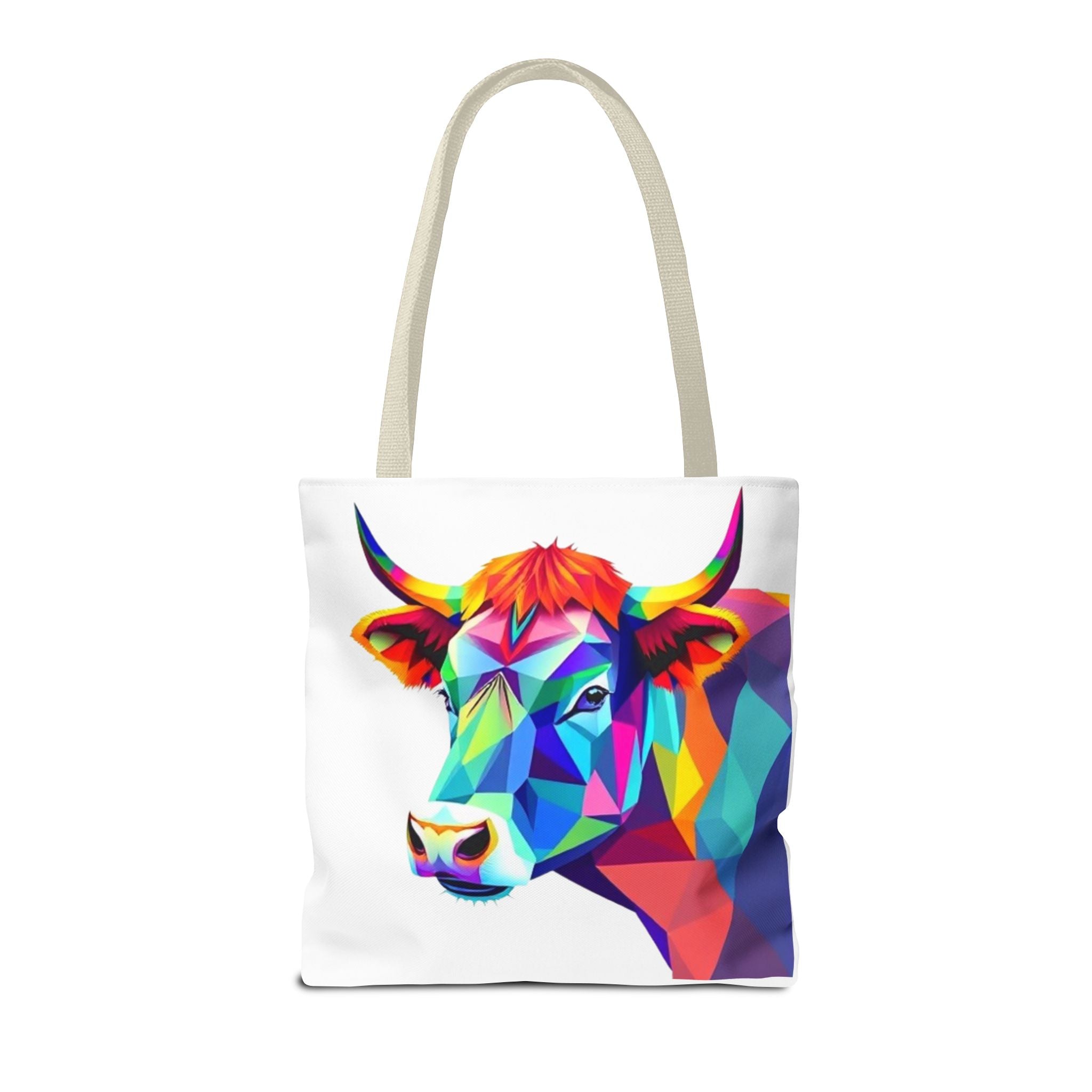 Colorful Cow Design - Tote Bag