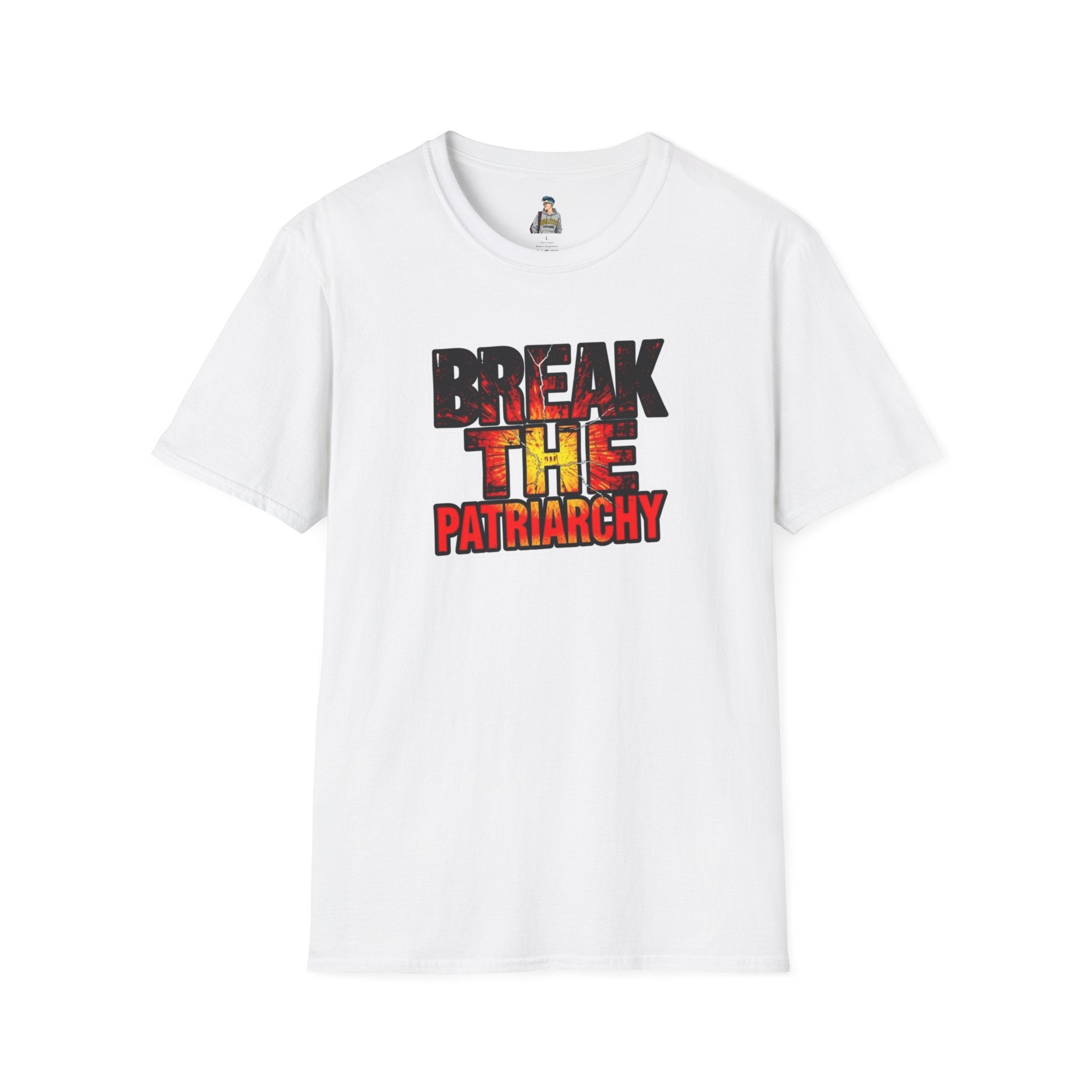 Break the Patriarchy Unisex Softstyle T-Shirt - Empowerment Wear for Social Change