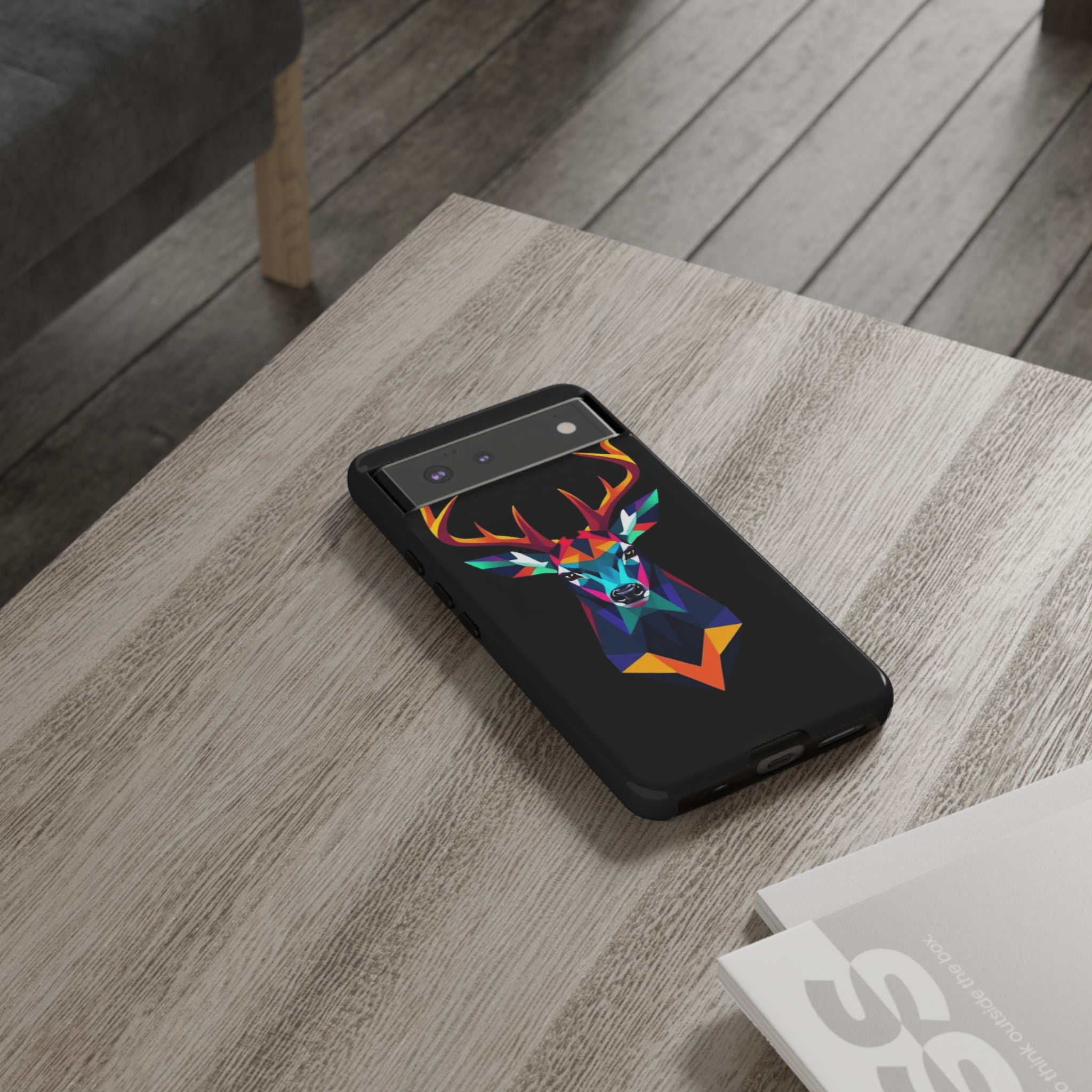 Colorful Fractal Deer Art Design Tough Case For Android & iPhone
