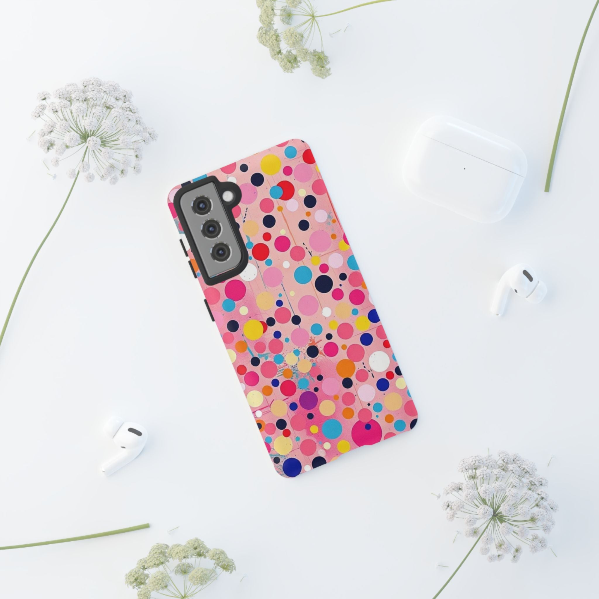 Colorful Dots & Spots Tough Cases For Android & iPhone