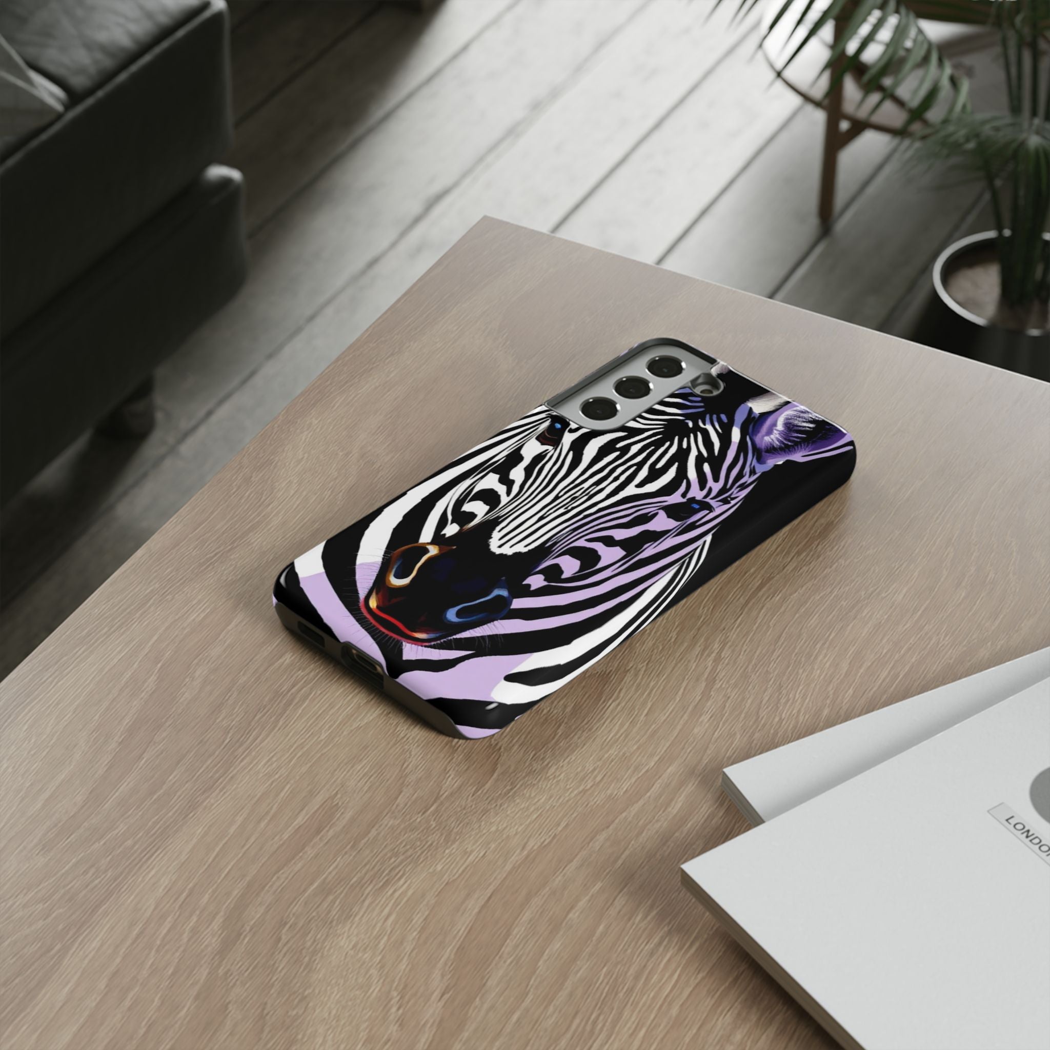 Android OR iPhone Compatible Cases - Zebra Design - Unique Tough Cases