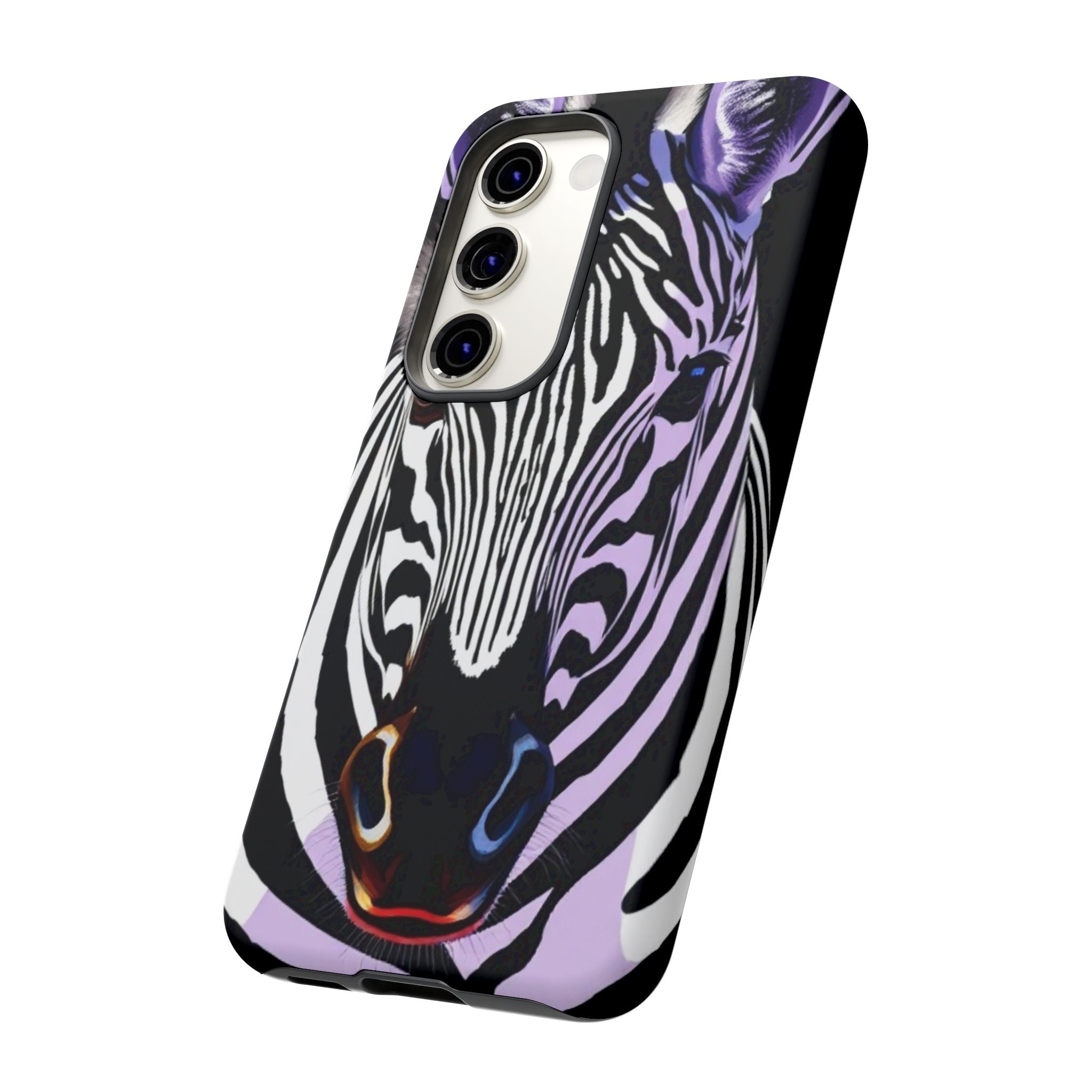 Android OR iPhone Compatible Cases - Zebra Design - Unique Tough Cases