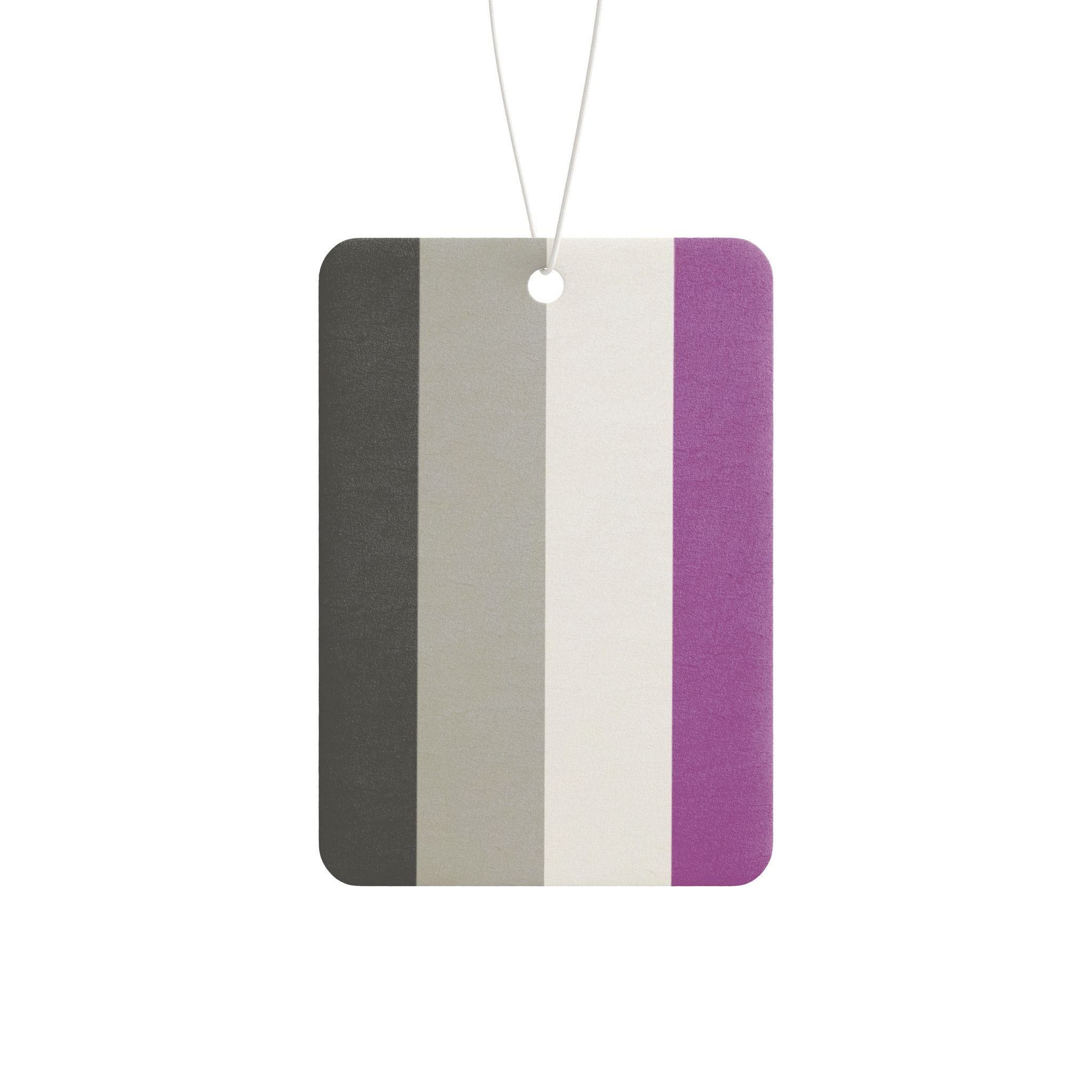 Asexual Pride Flag Car Air Freshener - Eclectic and Aromatic
