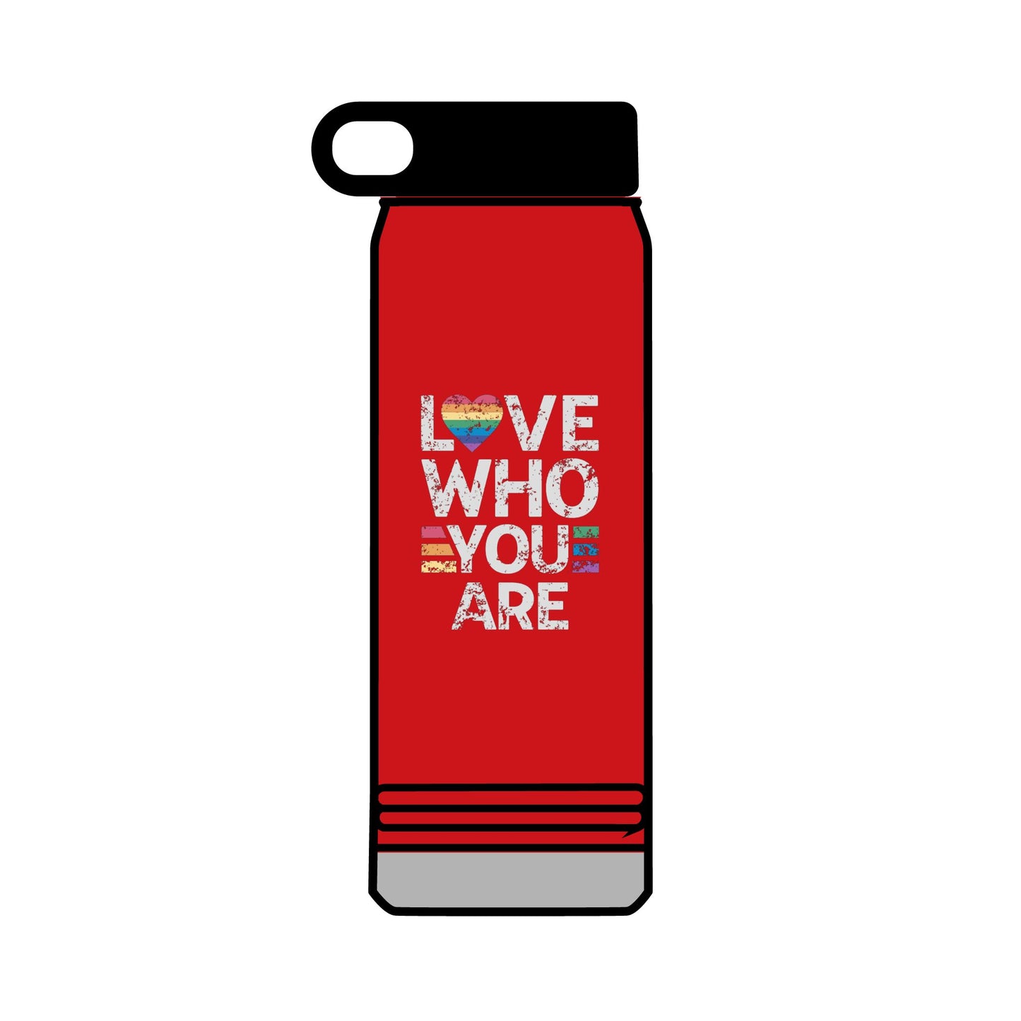 32oz Water Bottle Love Who You Are