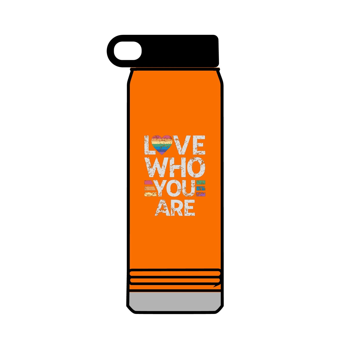 32oz Water Bottle Love Who You Are