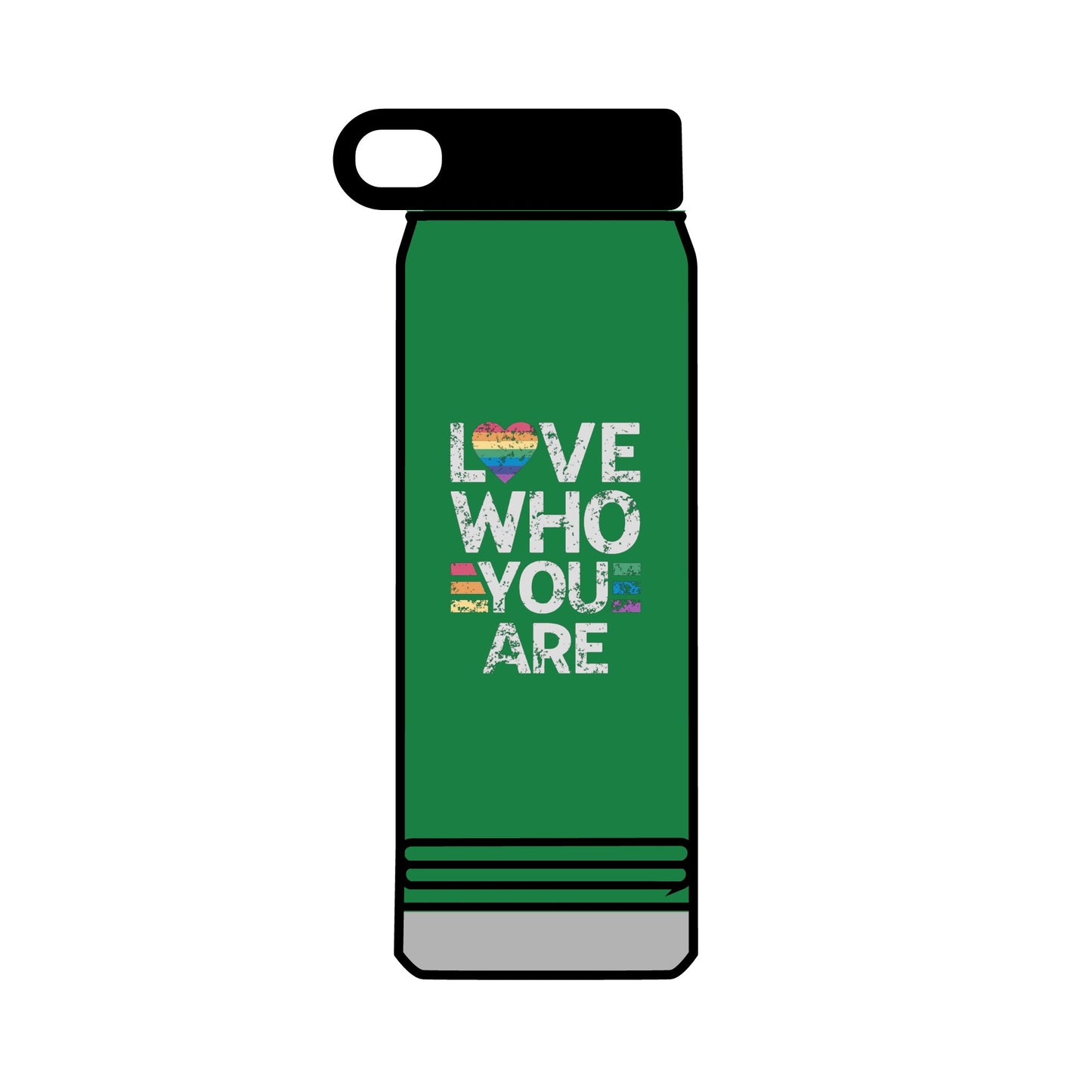 32oz Water Bottle Love Who You Are