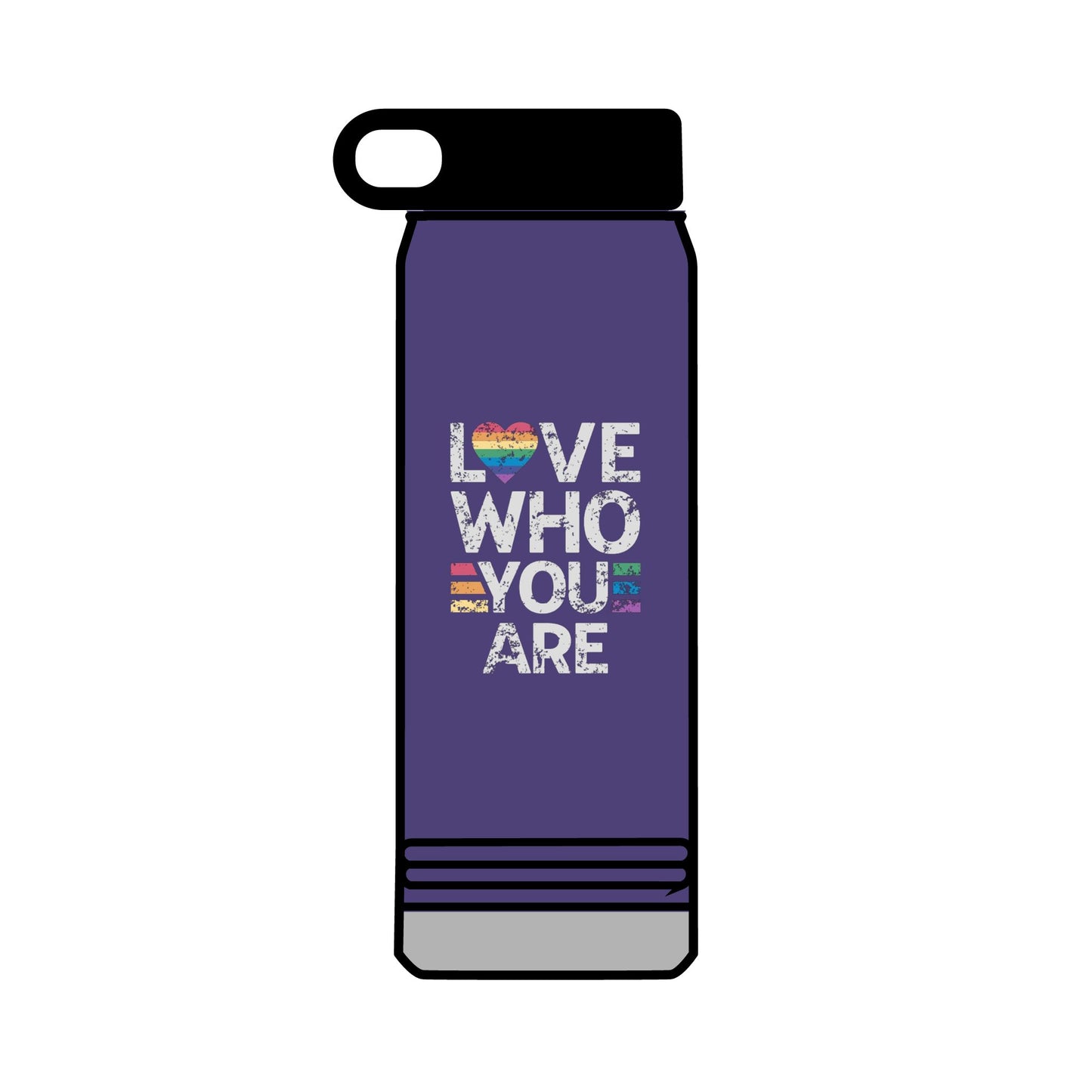32oz Water Bottle Love Who You Are