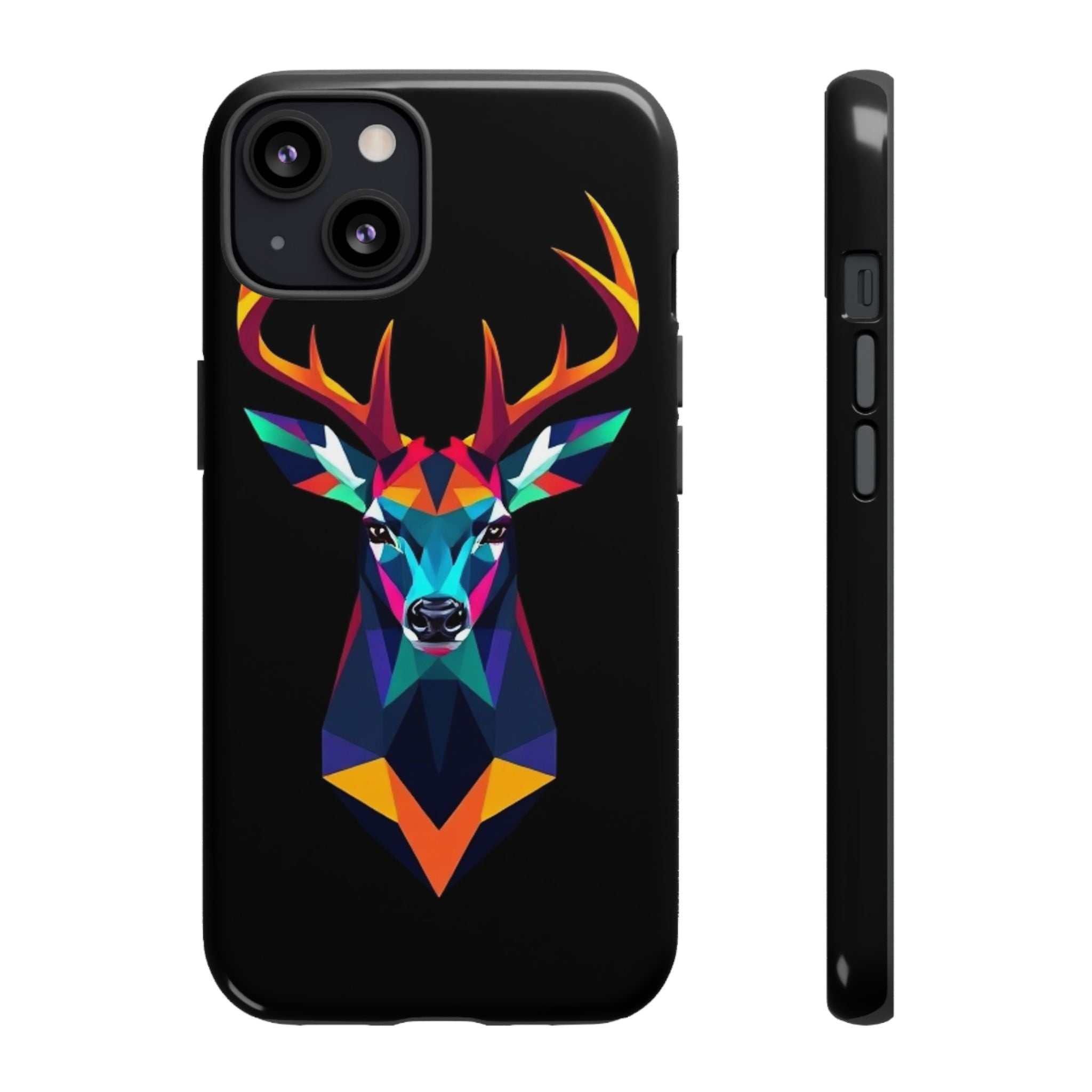 Colorful Fractal Deer Art Design Tough Case For Android & iPhone