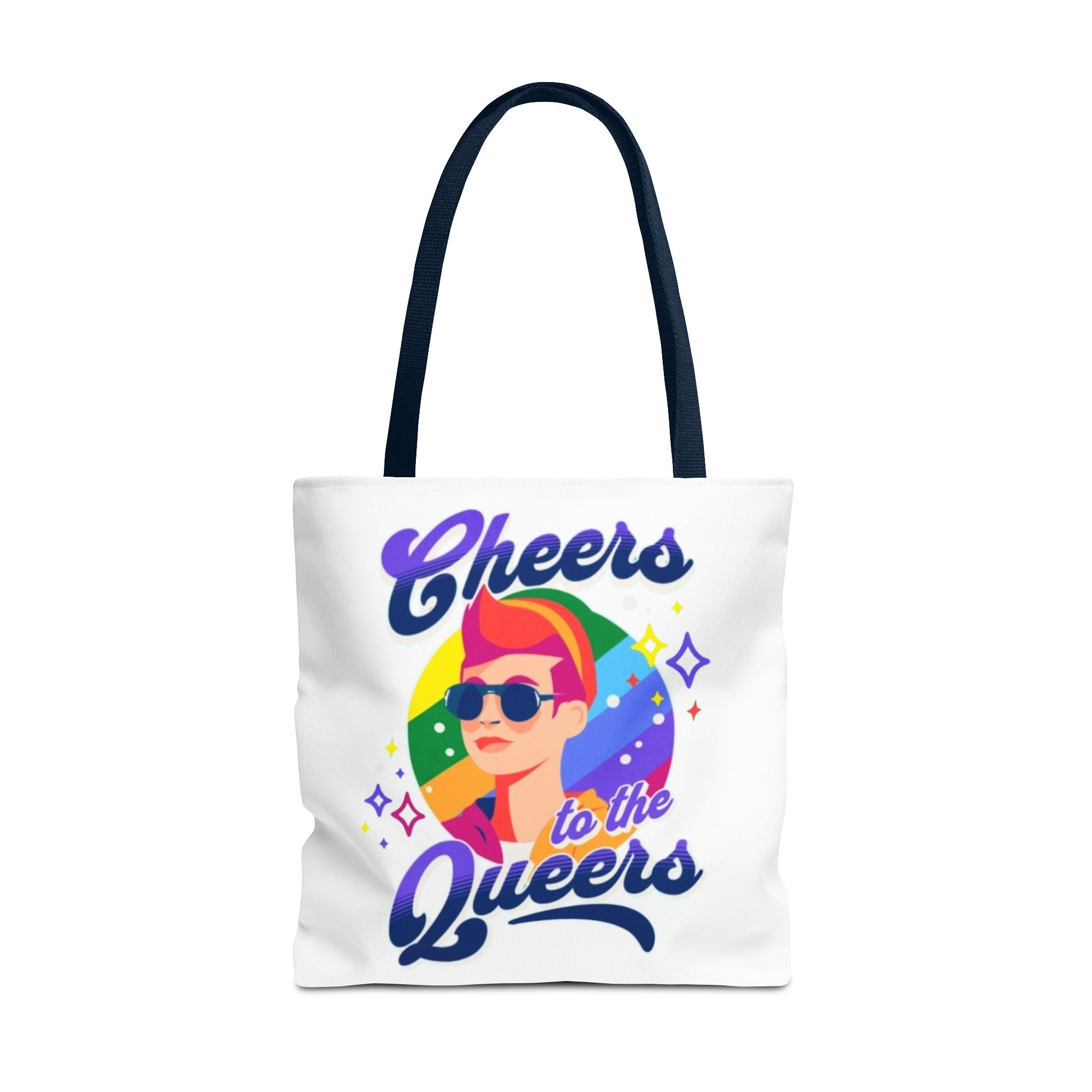 Cheers to the Queers Design LGBTQIA+ themed Tote bag