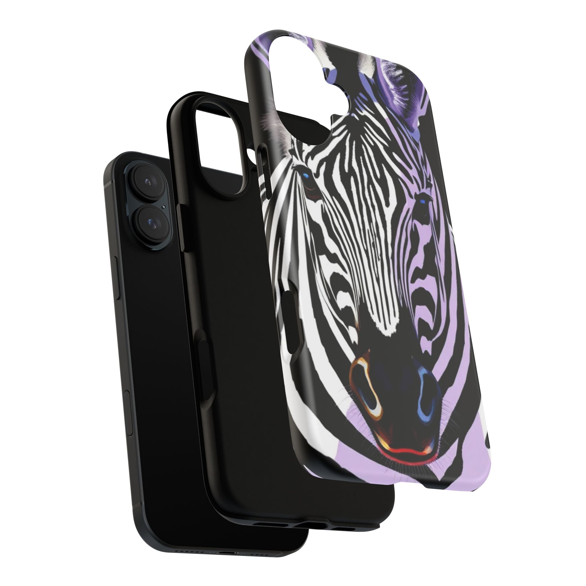 Android OR iPhone Compatible Cases - Zebra Design - Unique Tough Cases