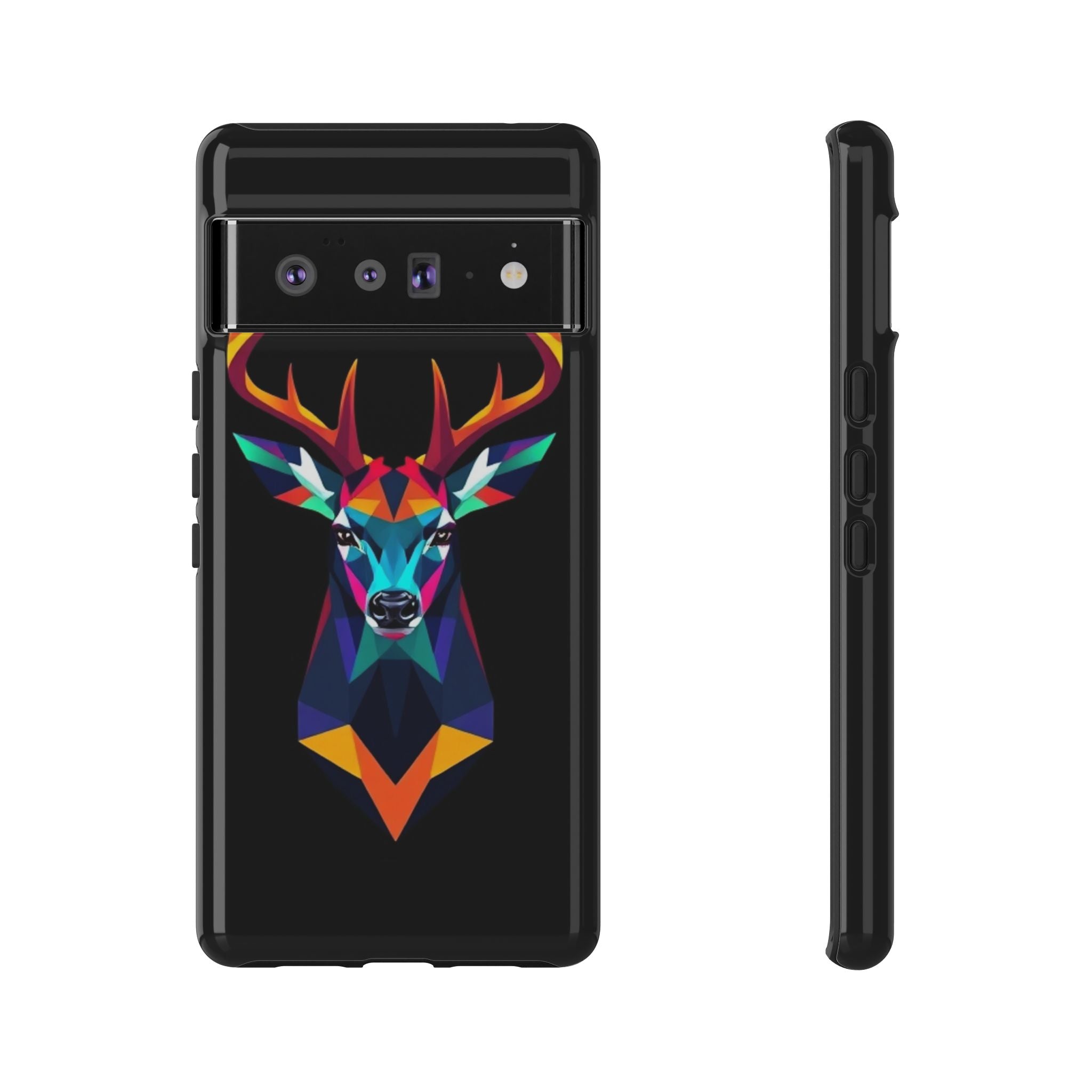 Colorful Fractal Deer Art Design Tough Case For Android & iPhone