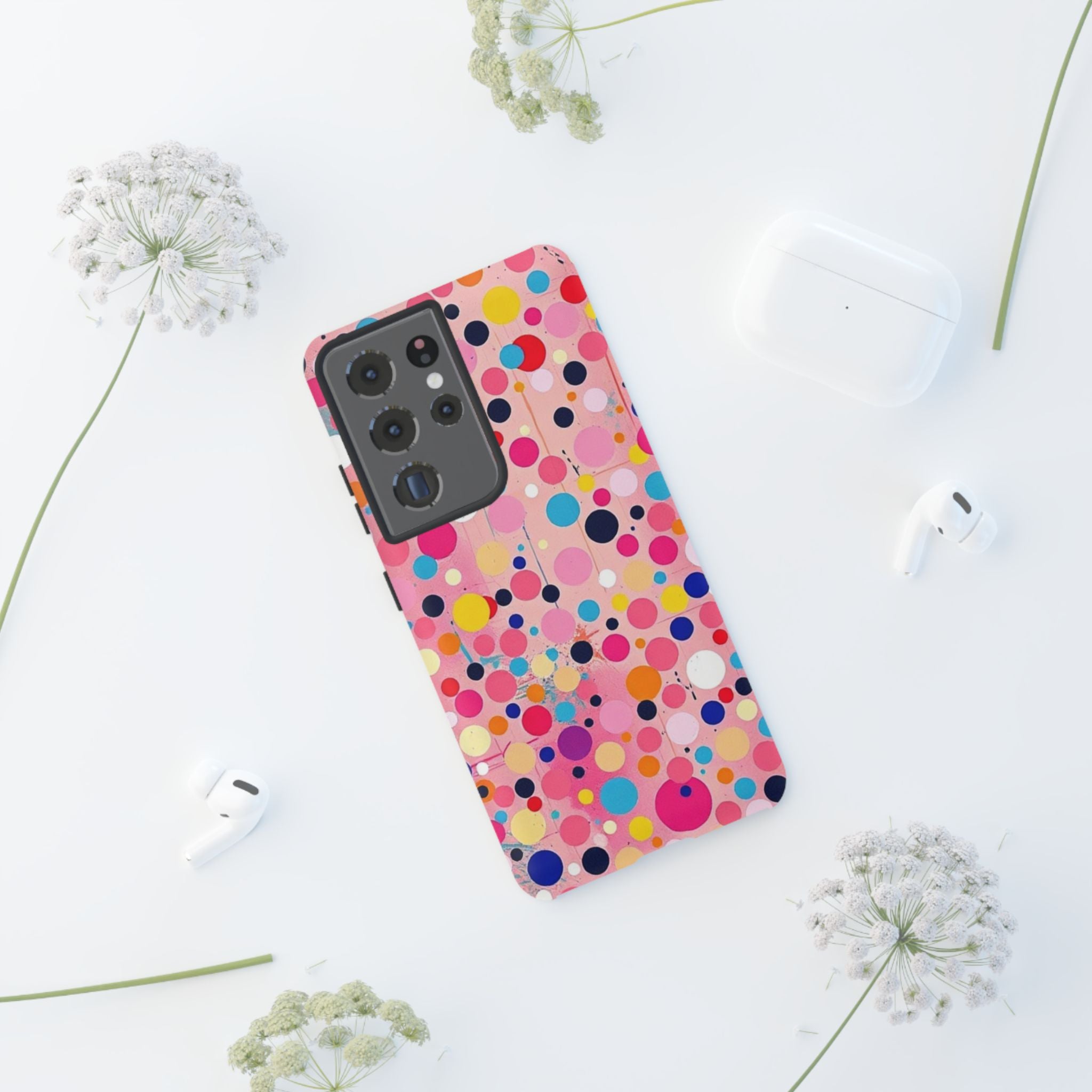 Colorful Dots & Spots Tough Cases For Android & iPhone