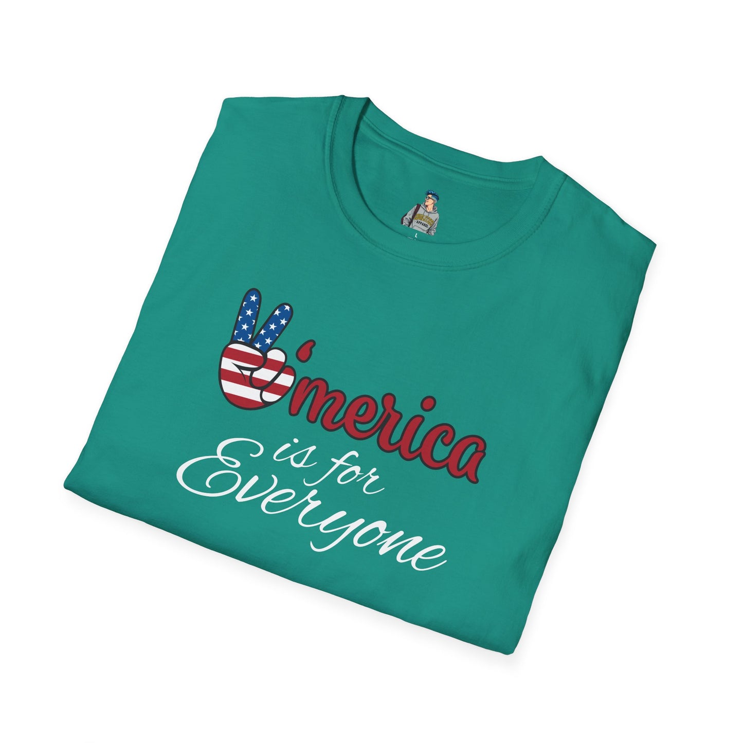 'Merica is for Everyone - Softstyle Unisex T-Shirt