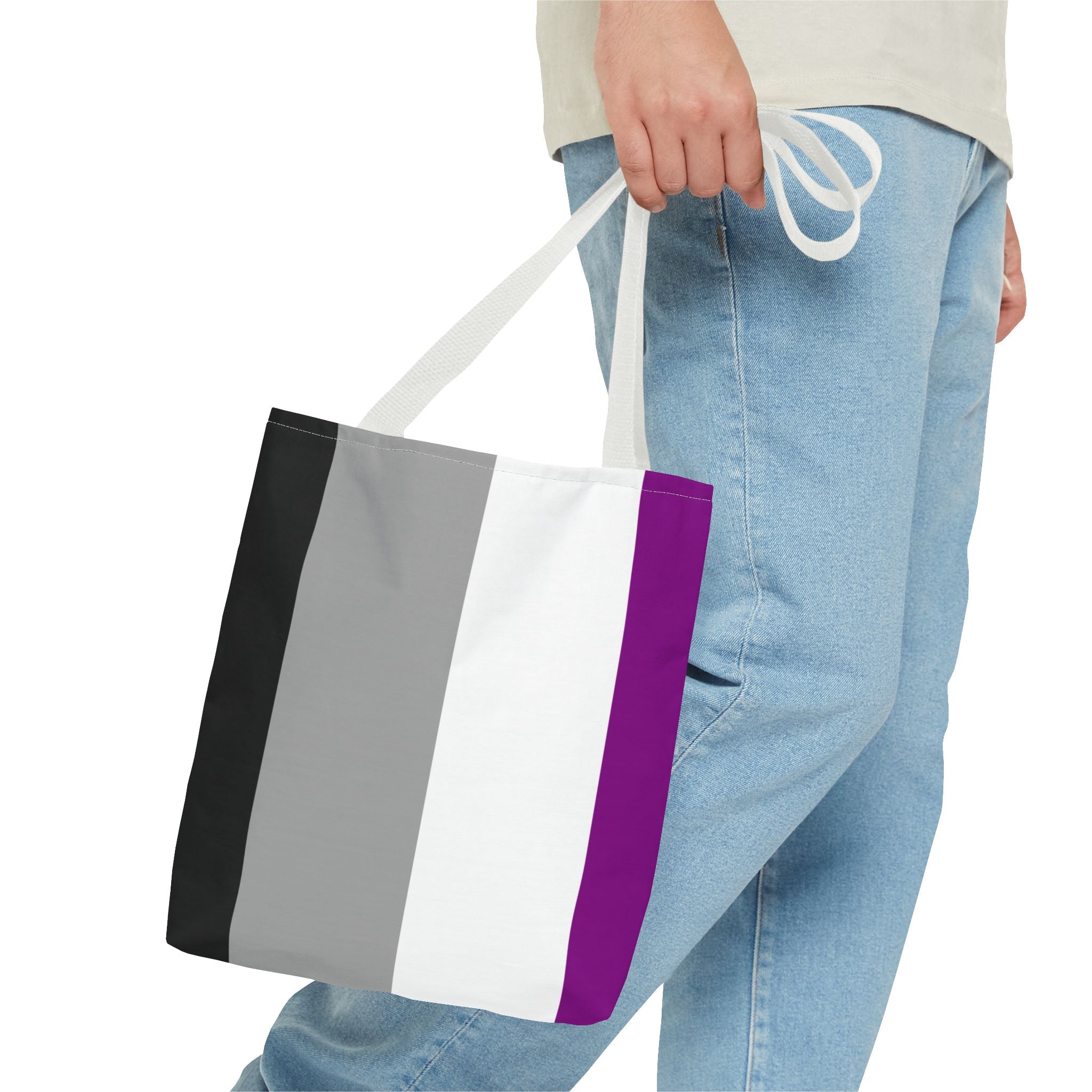 Asexual Pride Flag Tote Bag