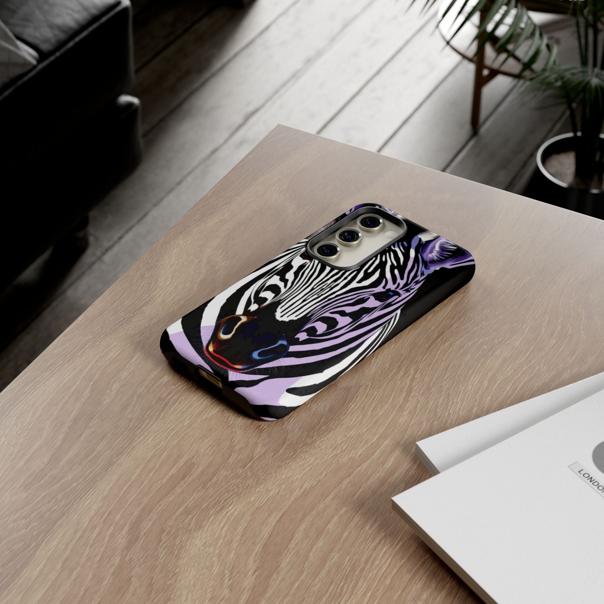 Android OR iPhone Compatible Cases - Zebra Design - Unique Tough Cases