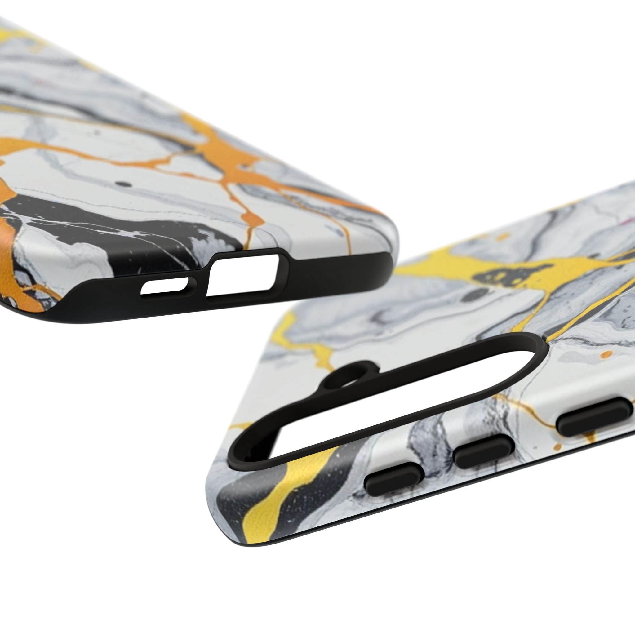 Beautiful Marble and Gold Design Tough Cases For Android & iPhone