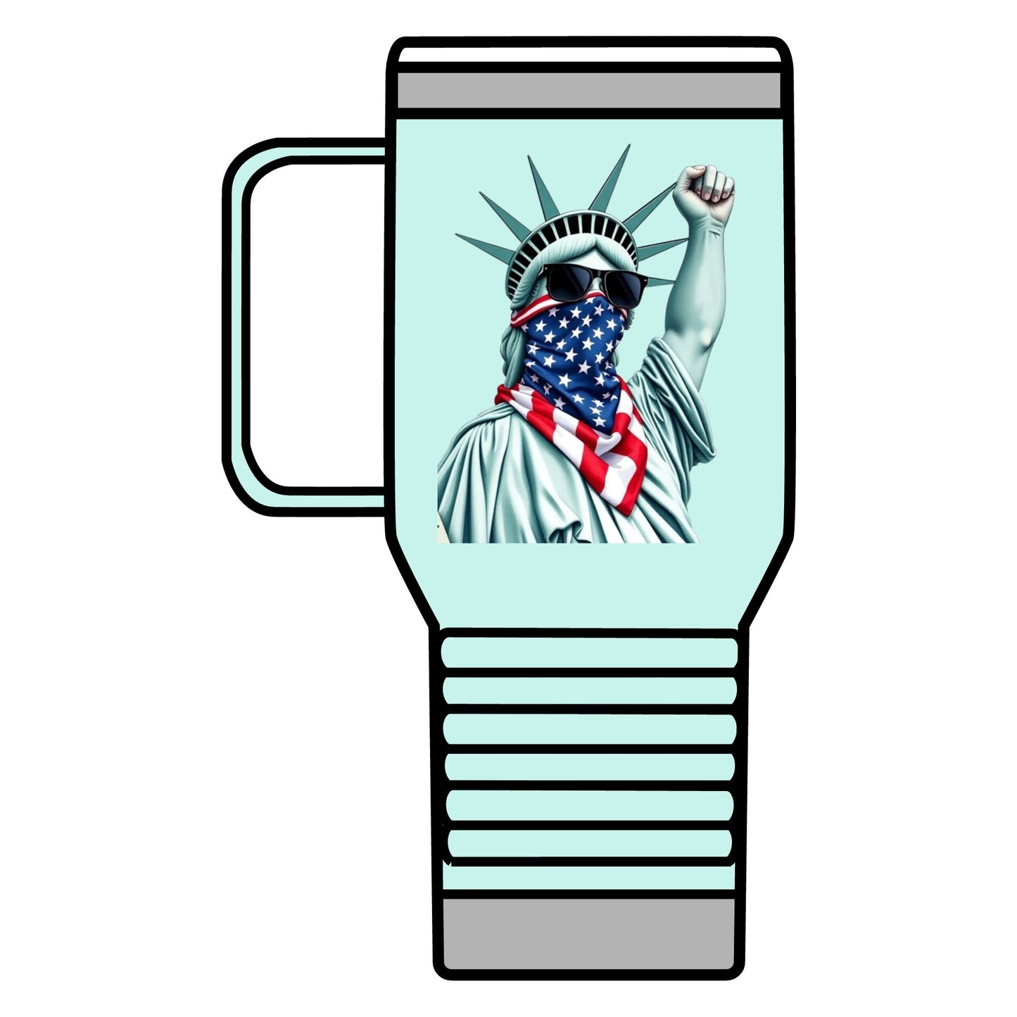 #RESIST with Lady Liberty Travel Mug - 20oz