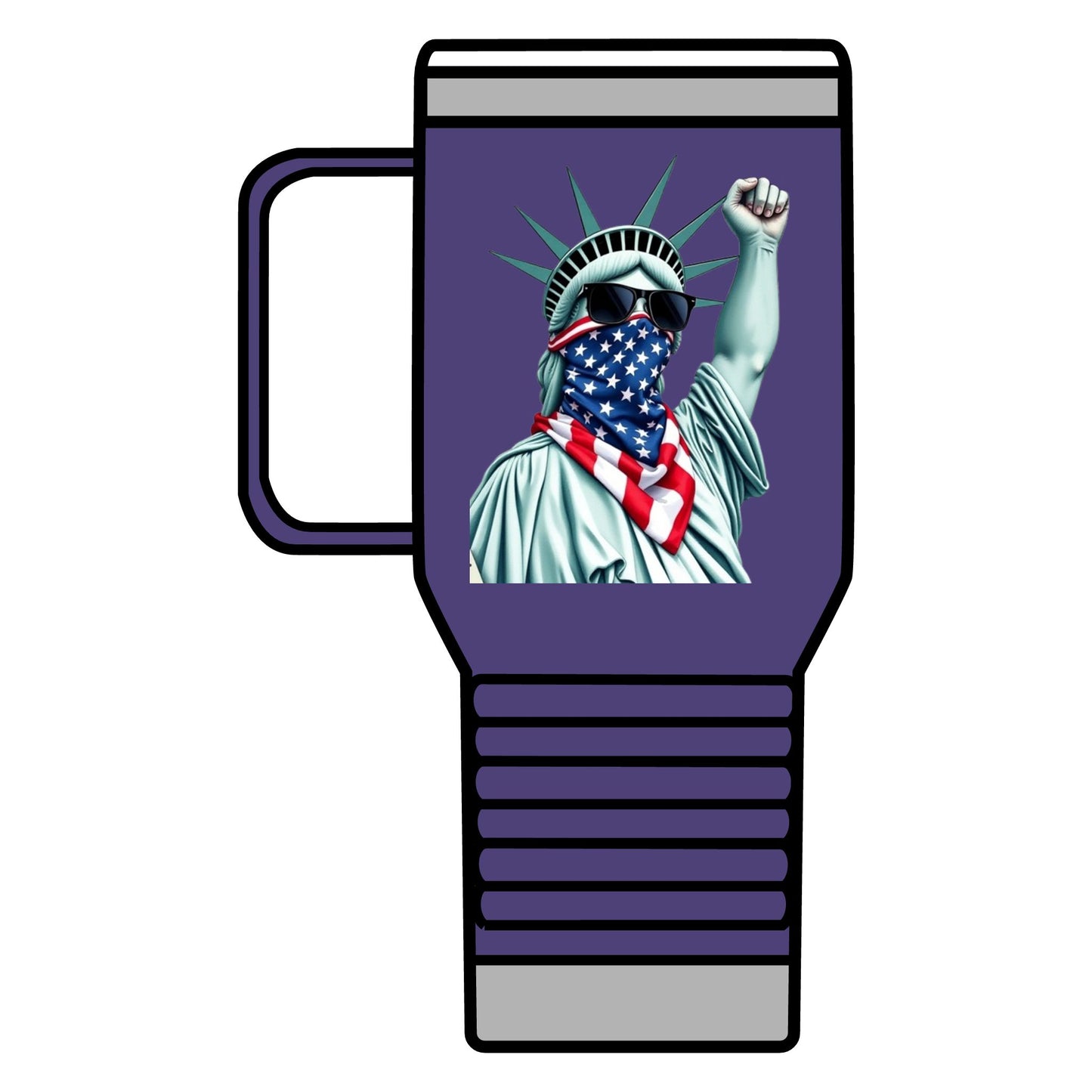 #RESIST with Lady Liberty Travel Mug - 20oz