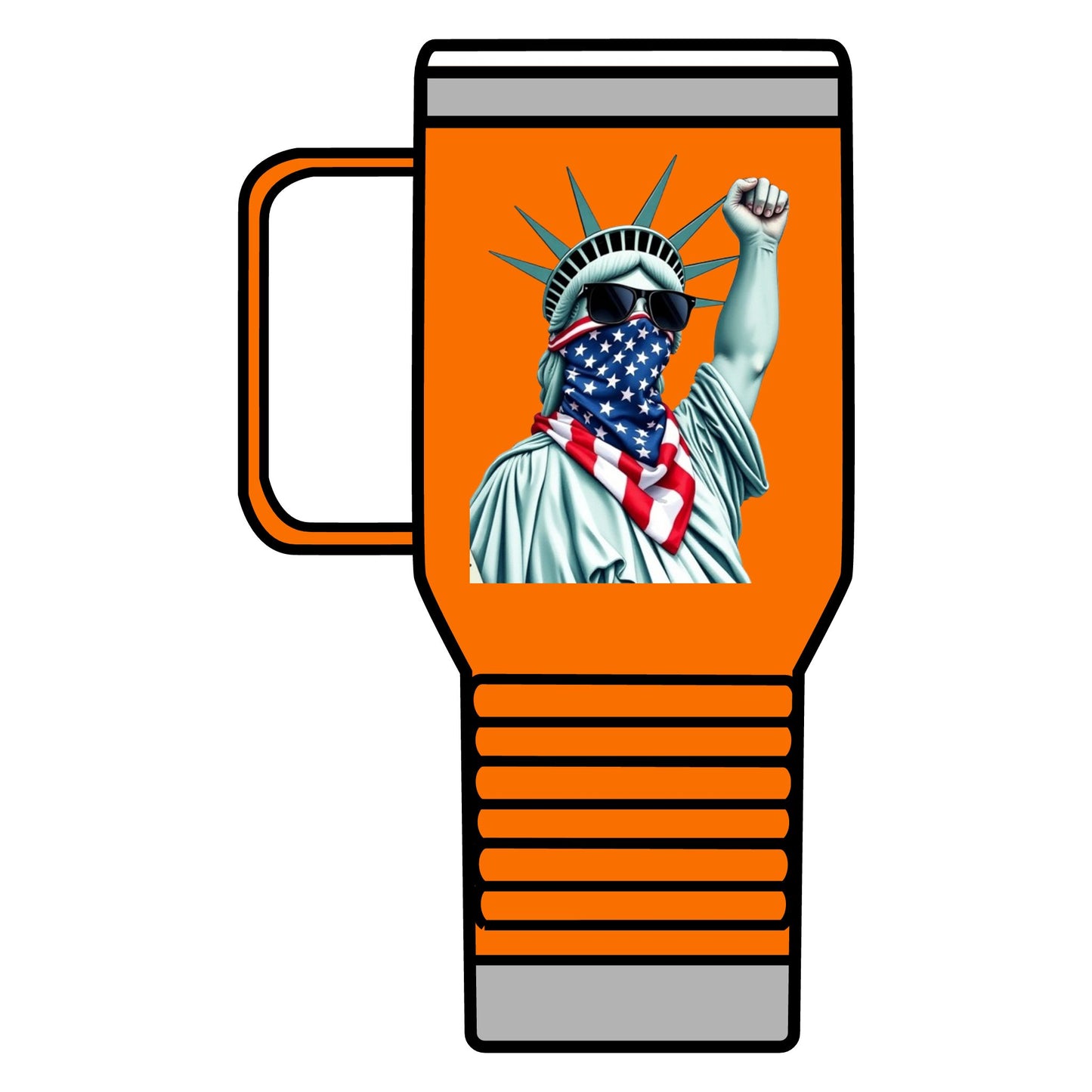 #RESIST with Lady Liberty Travel Mug - 20oz