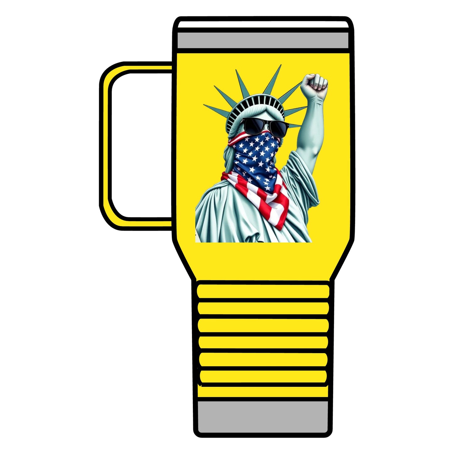 #RESIST with Lady Liberty Travel Mug - 20oz