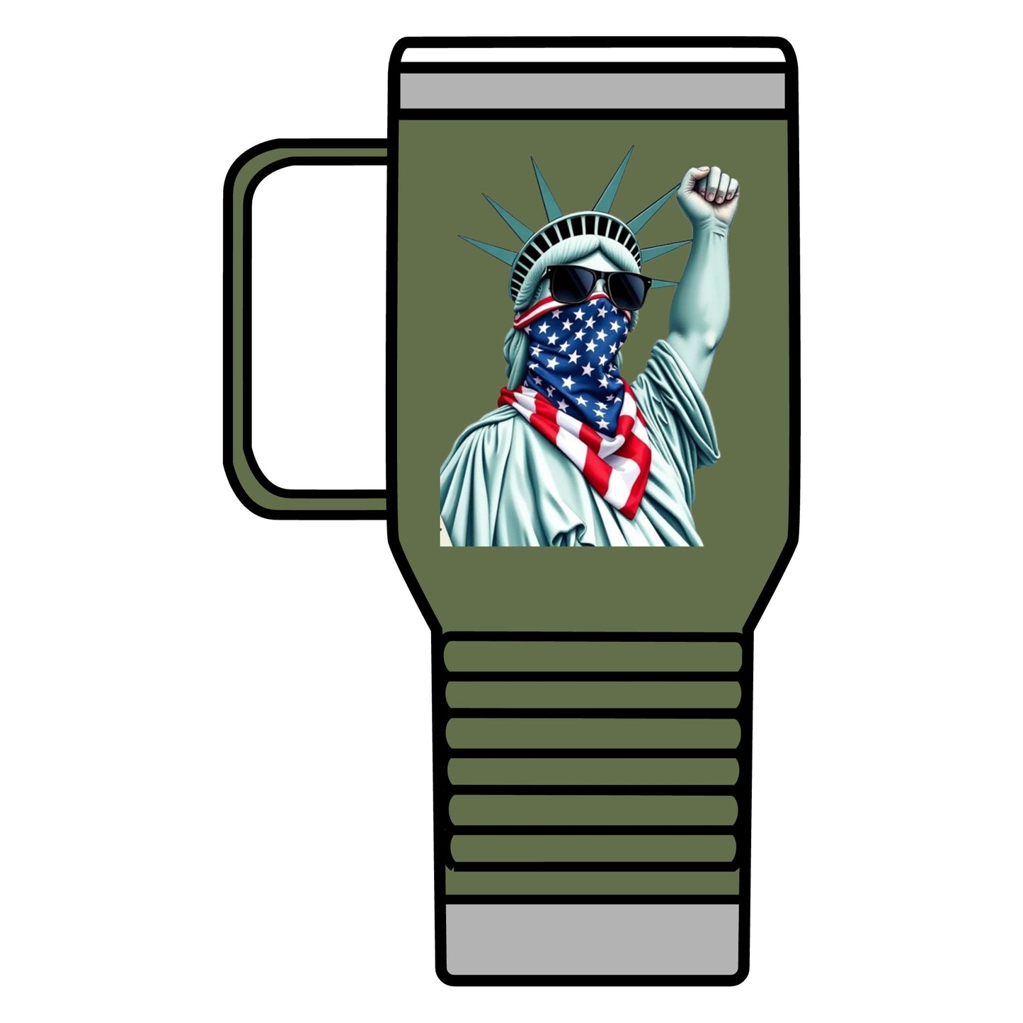 #RESIST with Lady Liberty Travel Mug - 20oz