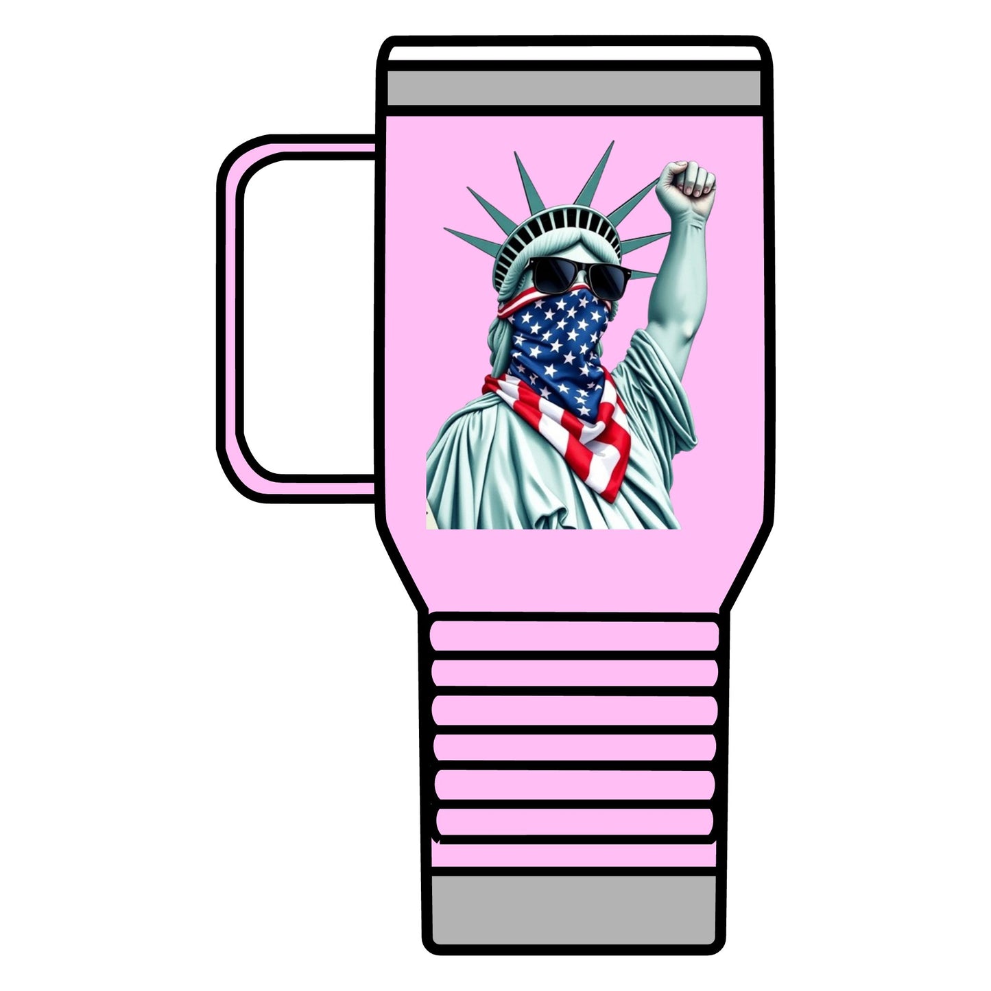 #RESIST with Lady Liberty Travel Mug - 20oz