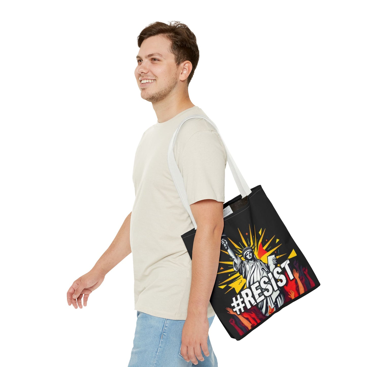 #RESIST With Lady Liberty Tote Bag