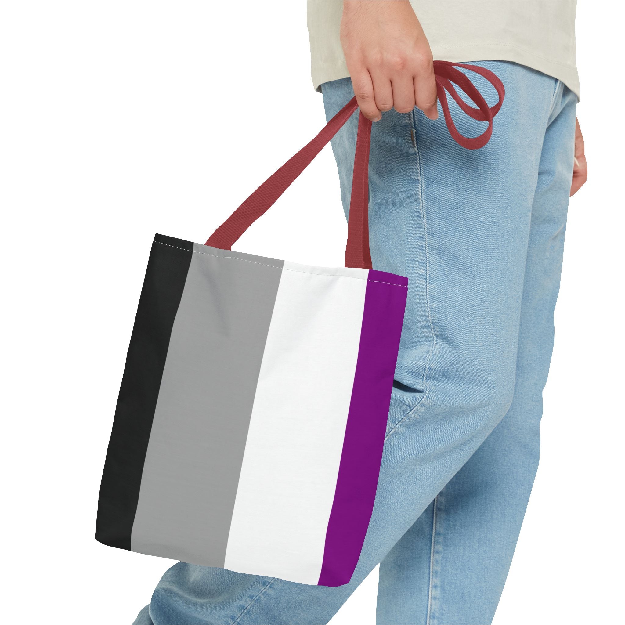 Asexual Pride Flag Tote Bag