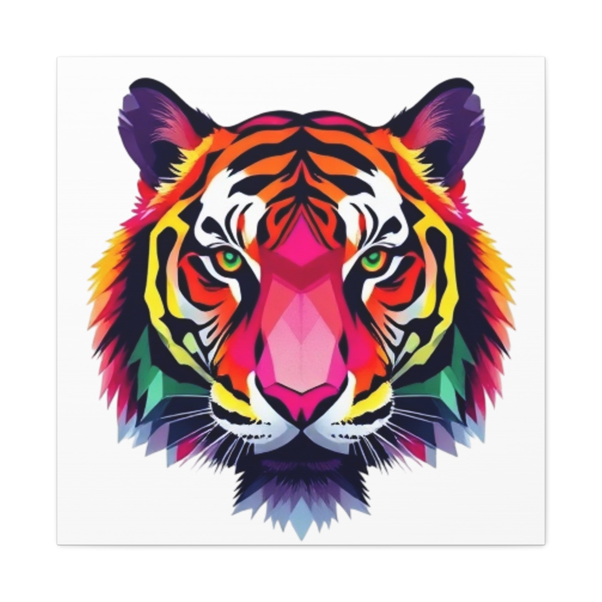 Colorful Tiger Canvas Art - Vibrant Wall Decor for Animal Lovers