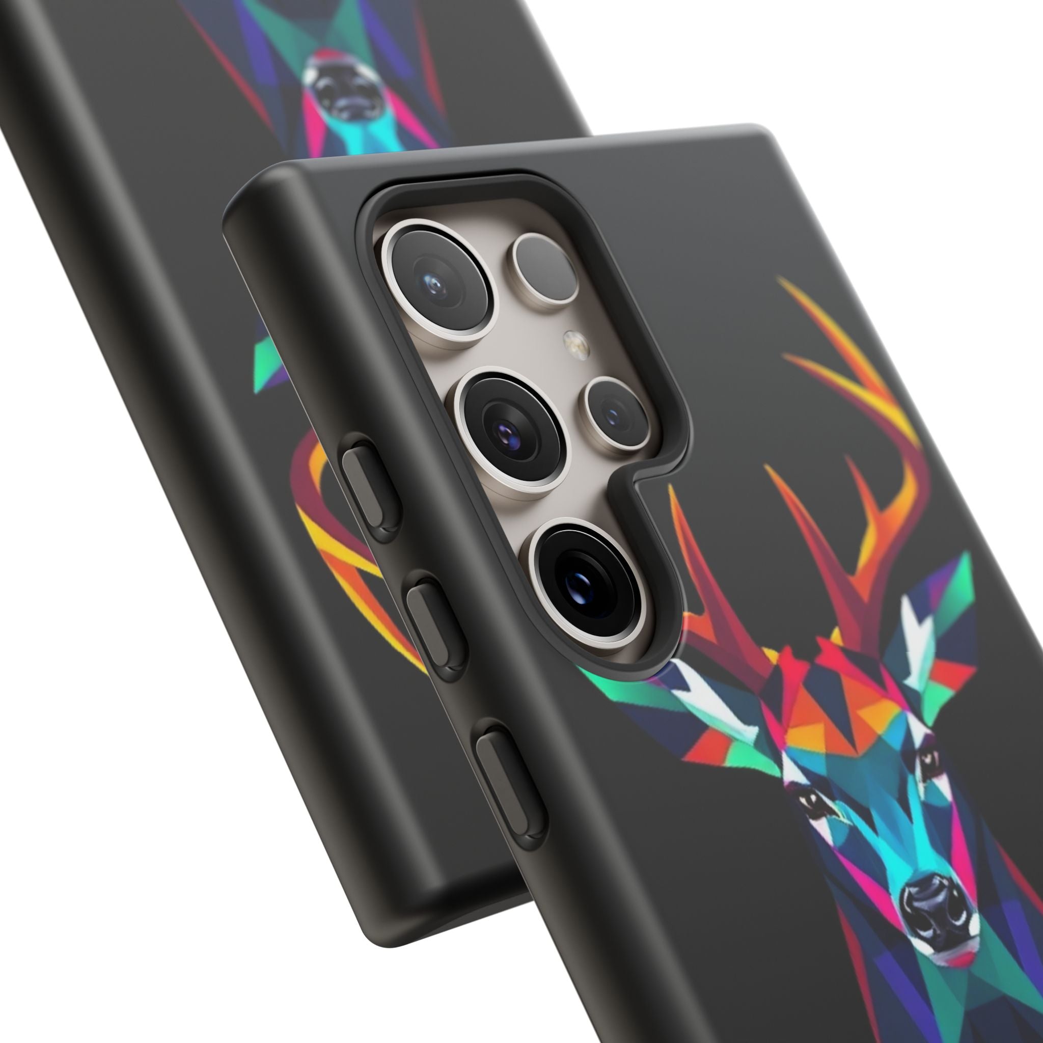 Colorful Fractal Deer Art Design Tough Case For Android & iPhone