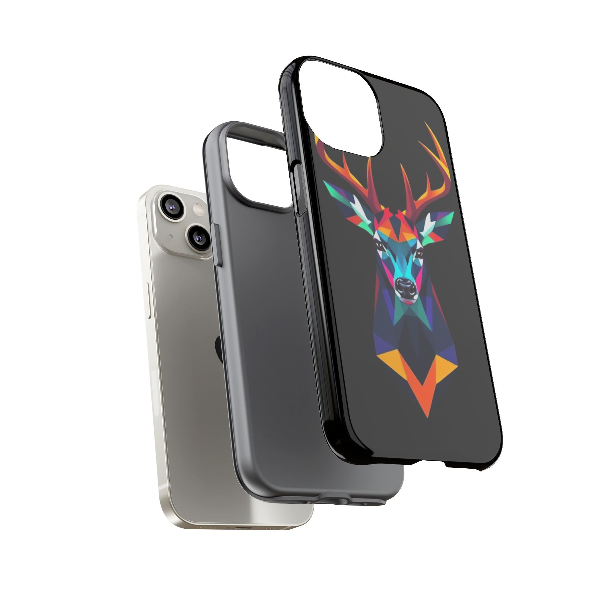 Colorful Fractal Deer Art Design Tough Case For Android & iPhone