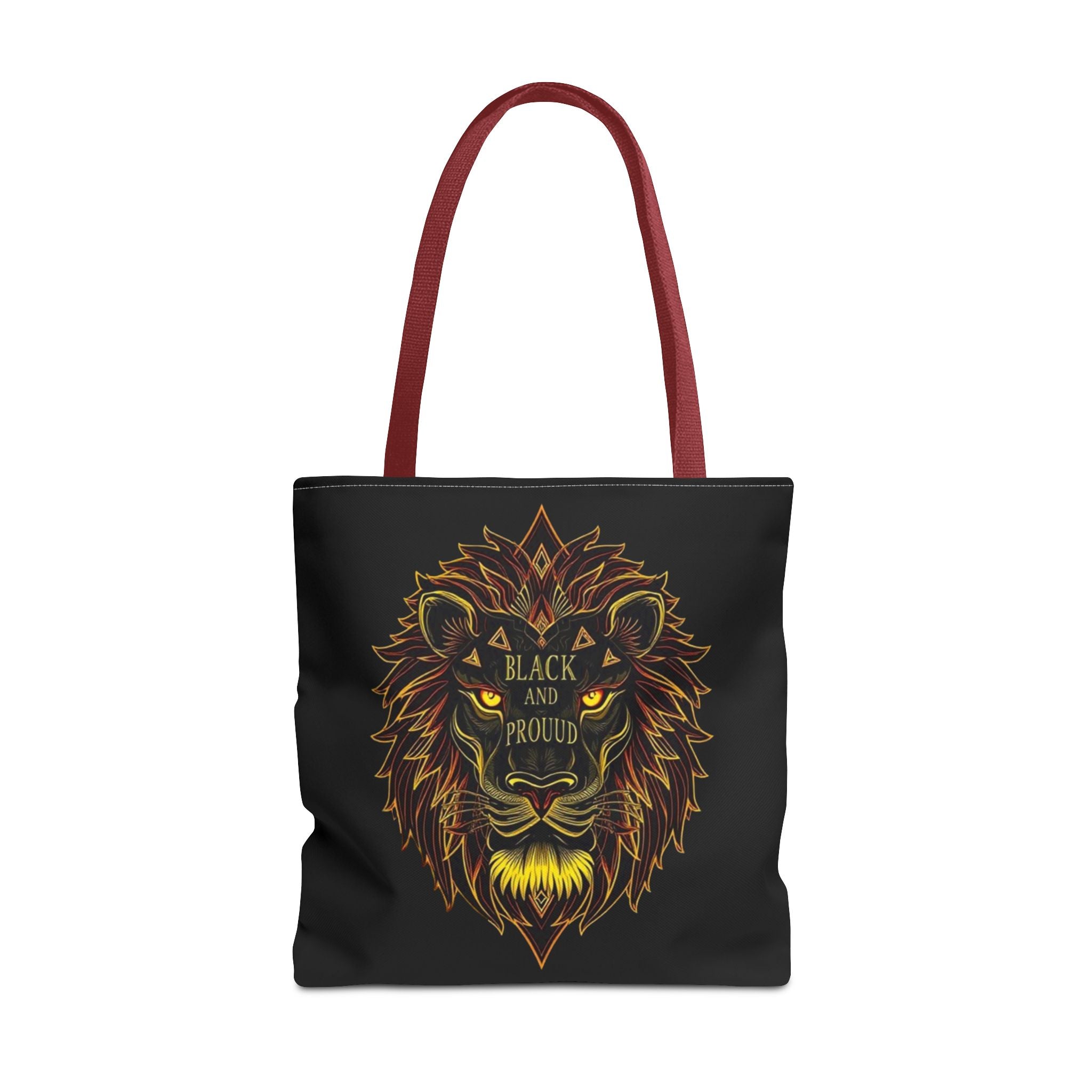 Black and Proud Lion Tote Bag