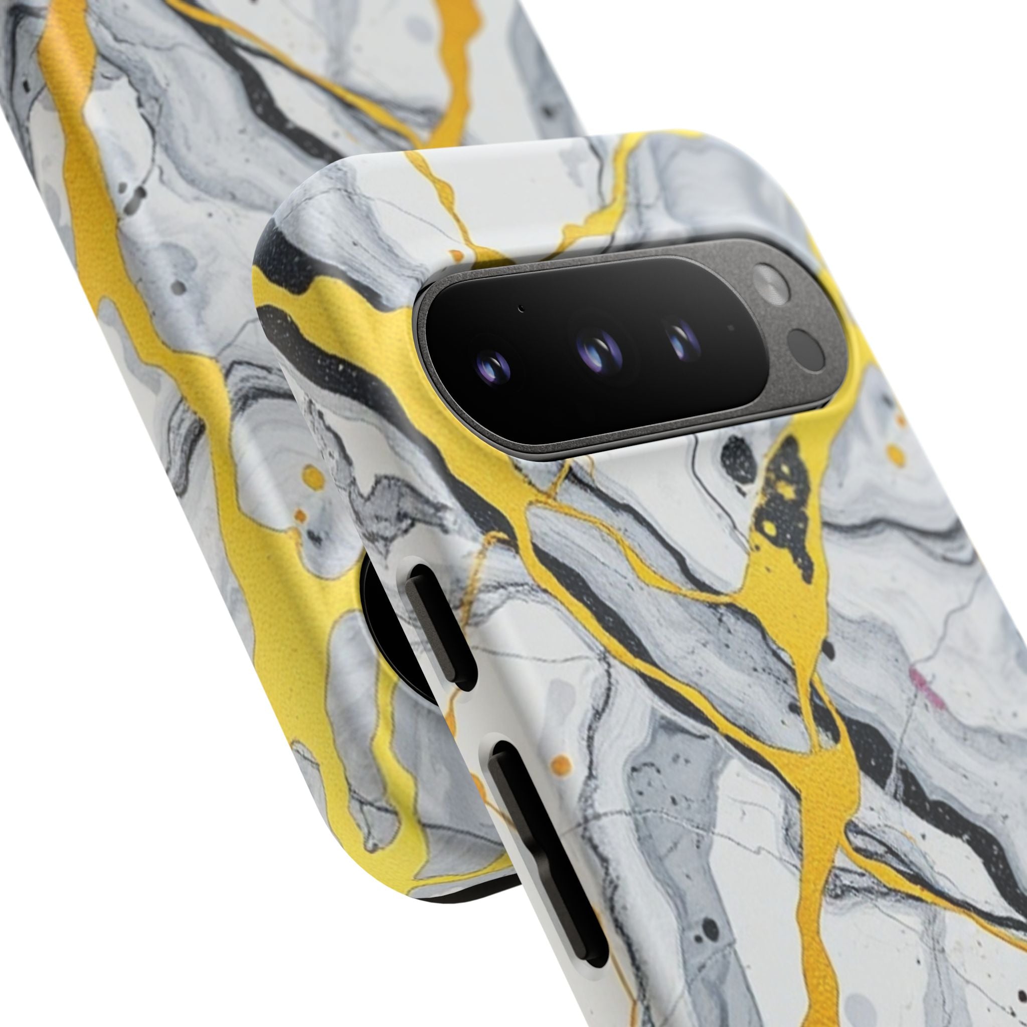 Beautiful Marble and Gold Design Tough Cases For Android & iPhone