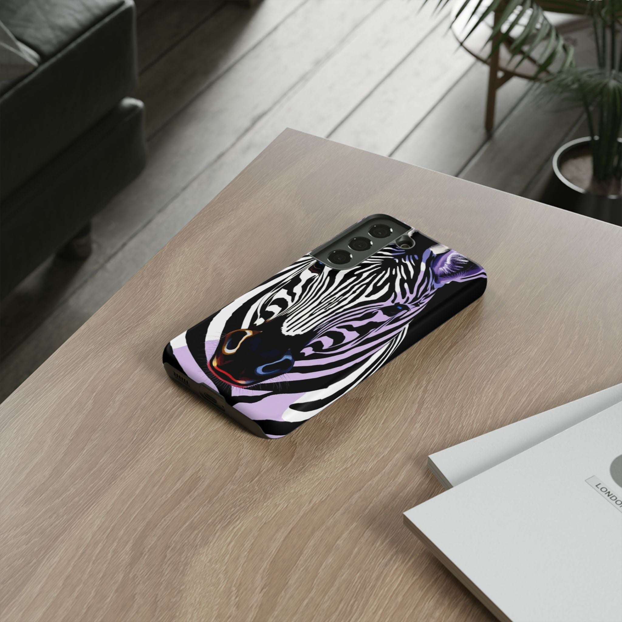 Android OR iPhone Compatible Cases - Zebra Design - Unique Tough Cases