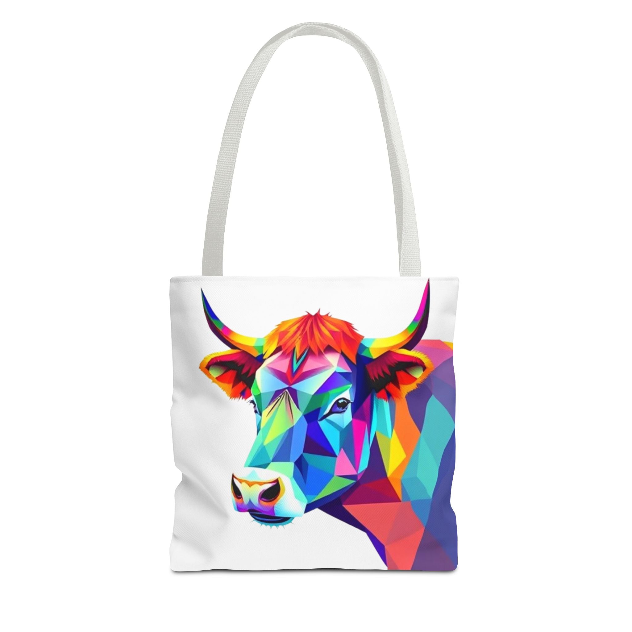 Colorful Cow Design - Tote Bag