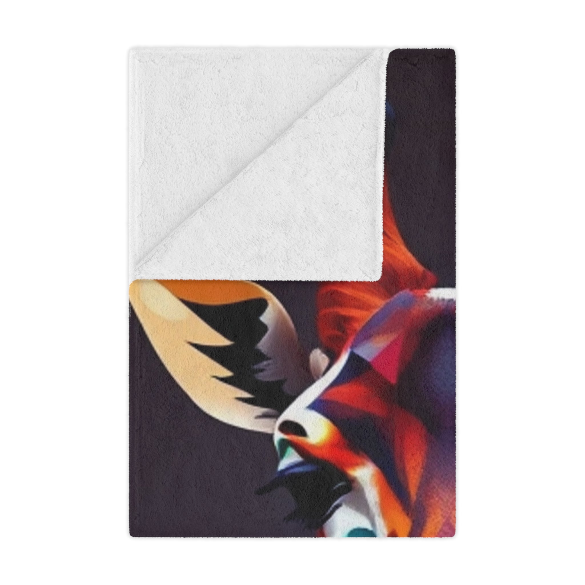 Colorful Giraffe Microfiber Blanket