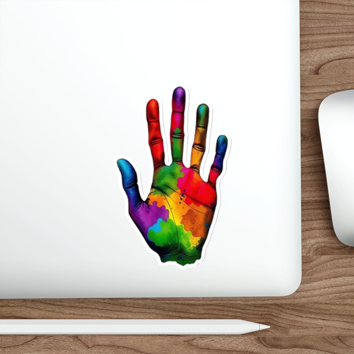 Die-Cut Stickers - Rainbow Handprint