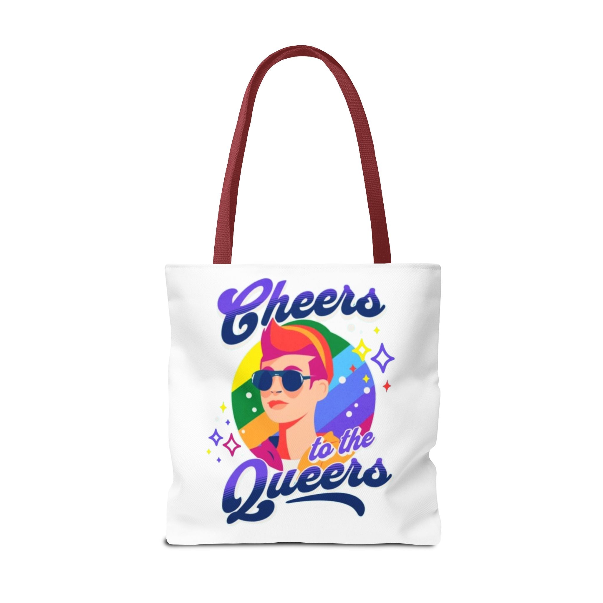 Cheers to the Queers Design LGBTQIA+ themed Tote bag