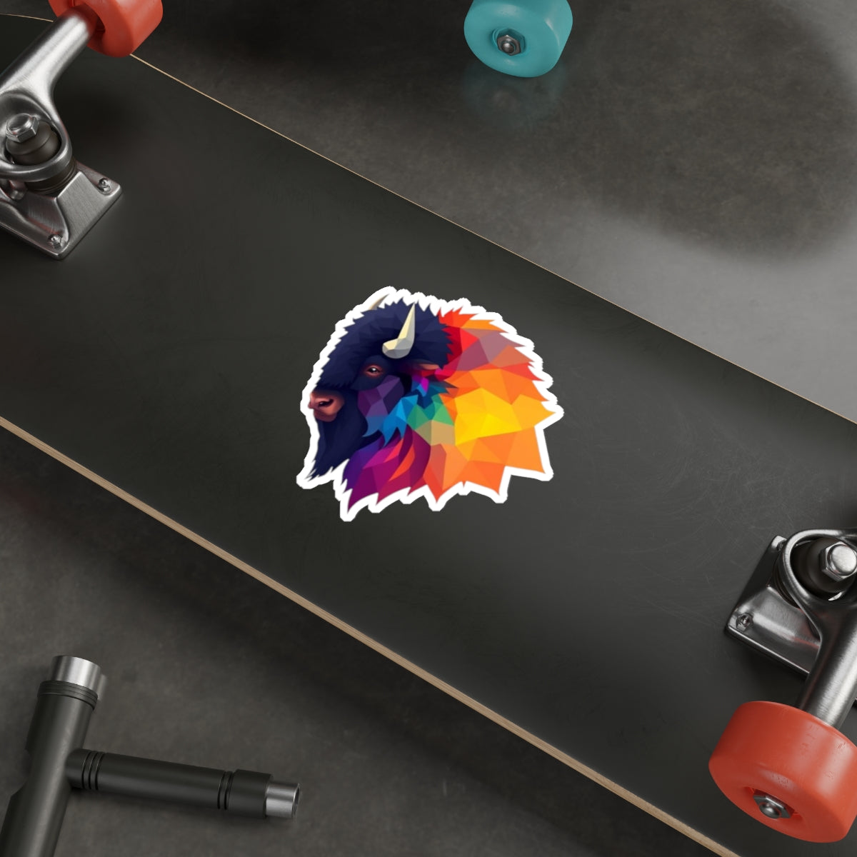 Die-Cut Stickers - Pride Bison